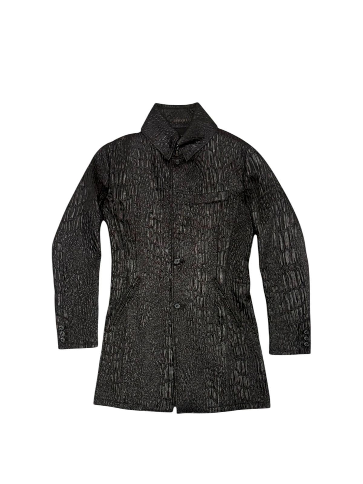 Tornado Mart Tornado Mart alligator textured vampire light overcoat Size US M / EU 48-50 / 2 - 1 Thumbnail