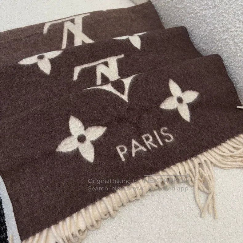 Louis Vuitton Louis Vuitton Color gradient cashmere scarf Size ONE SIZE - 1 Thumbnail