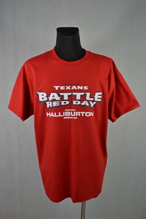 NFL × Vintage 2014 Houston Texans NFL Battle Red Day NEW Tee XL Size US XL / EU 56 / 4 - 1 Thumbnail