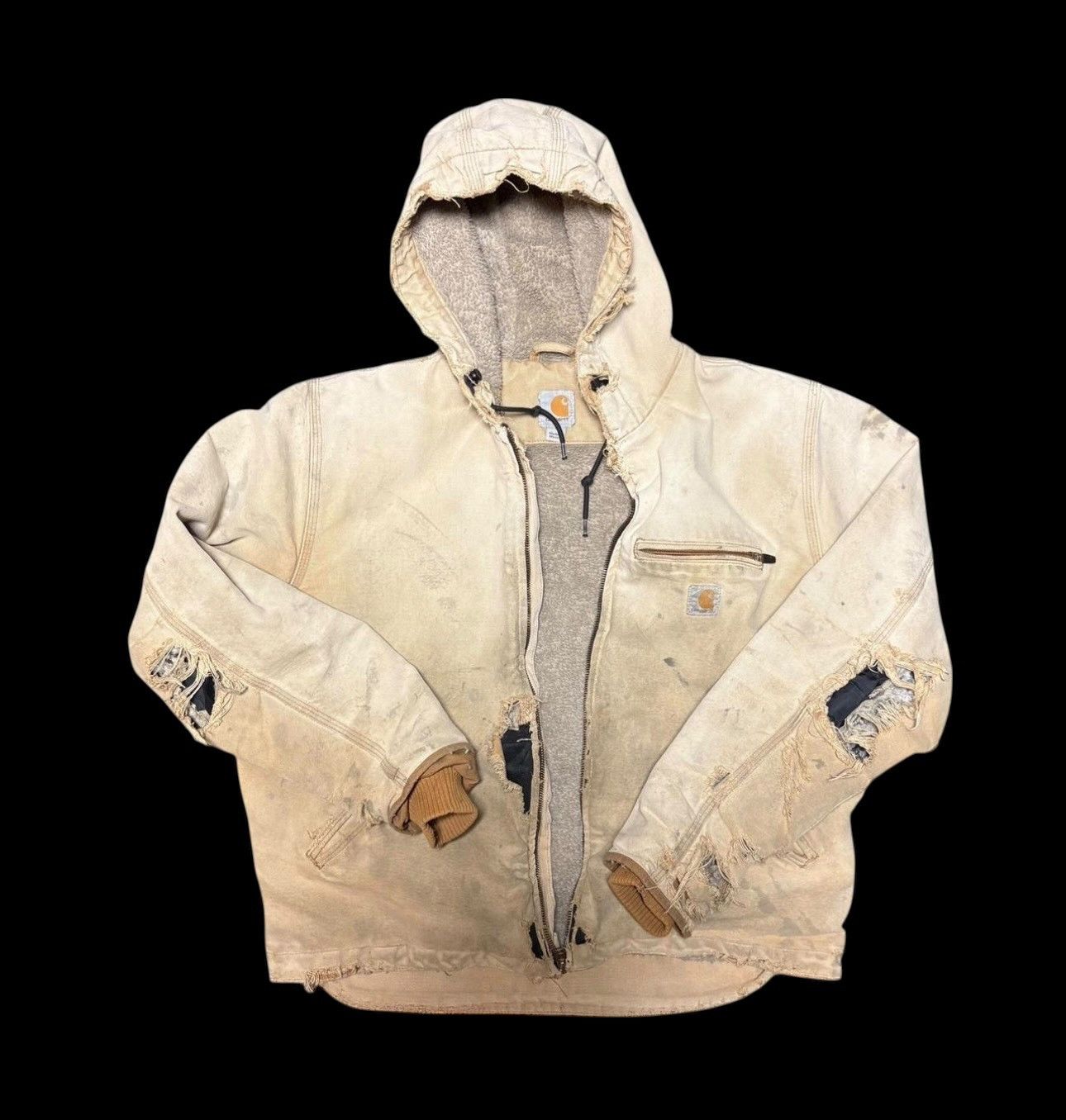 Carhartt Carhartt Washed Duck Sherpa-Lined jacket. Size US L / EU 52-54 / 3 - 4 Thumbnail