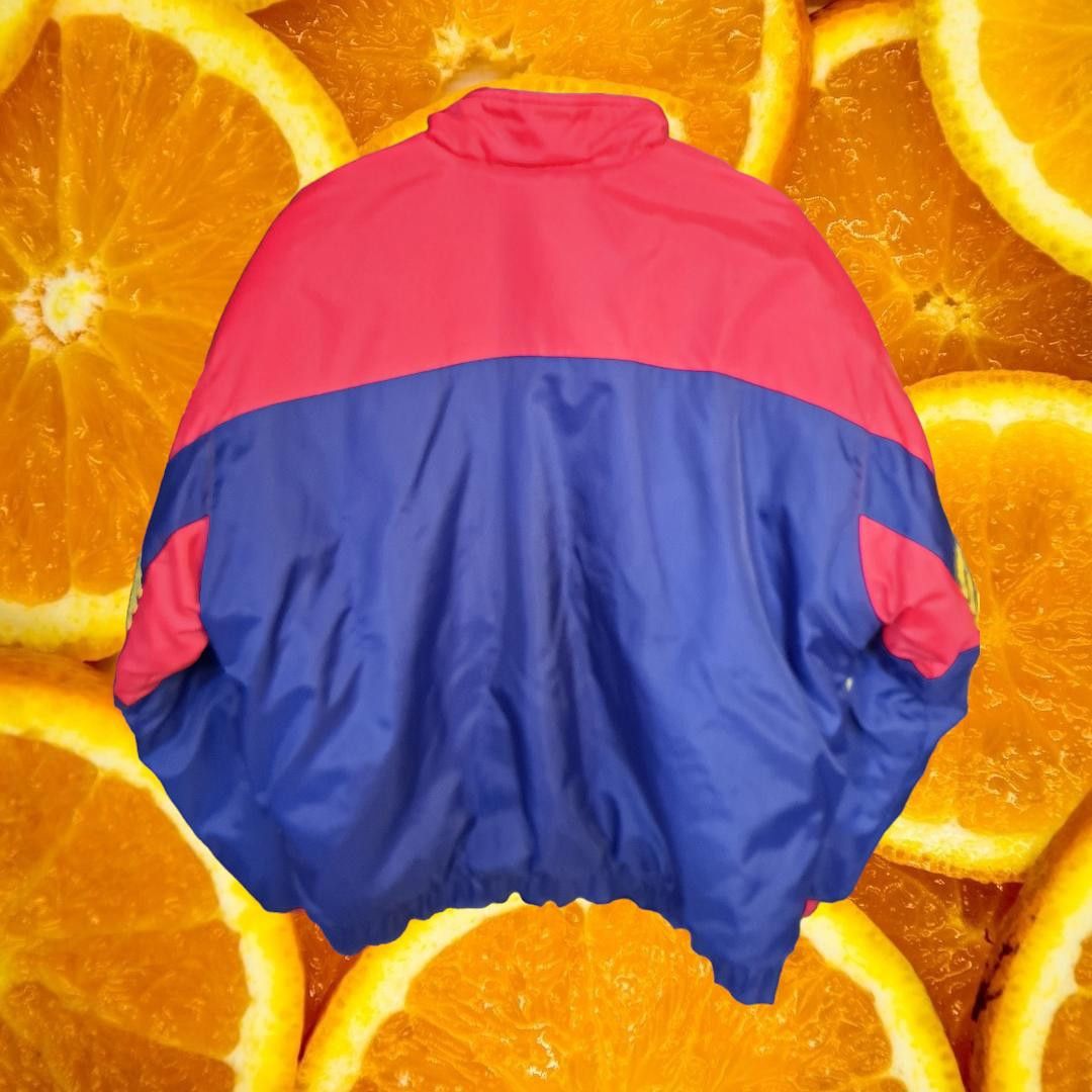 Adidas Vintage Adidas Red, Blue and Yellow Winter Puffer Coat Size Size US L / EU 52-54 / 3 - 7 Thumbnail