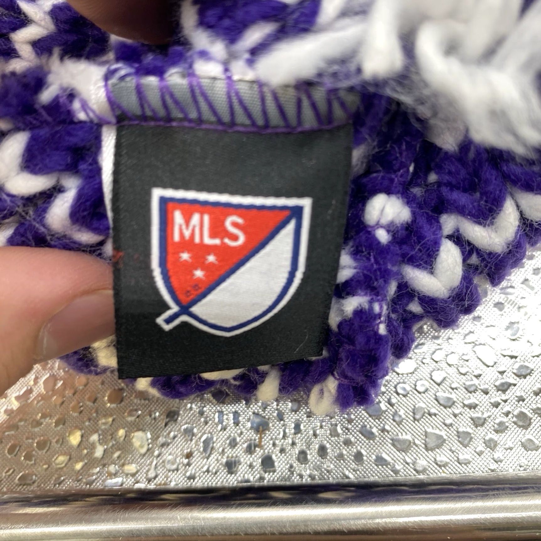 Adidas ADIDAS Orlando City SC MLS Soccer Beanie Winter Hat One Size White Mens Size ONE SIZE - 5 Thumbnail