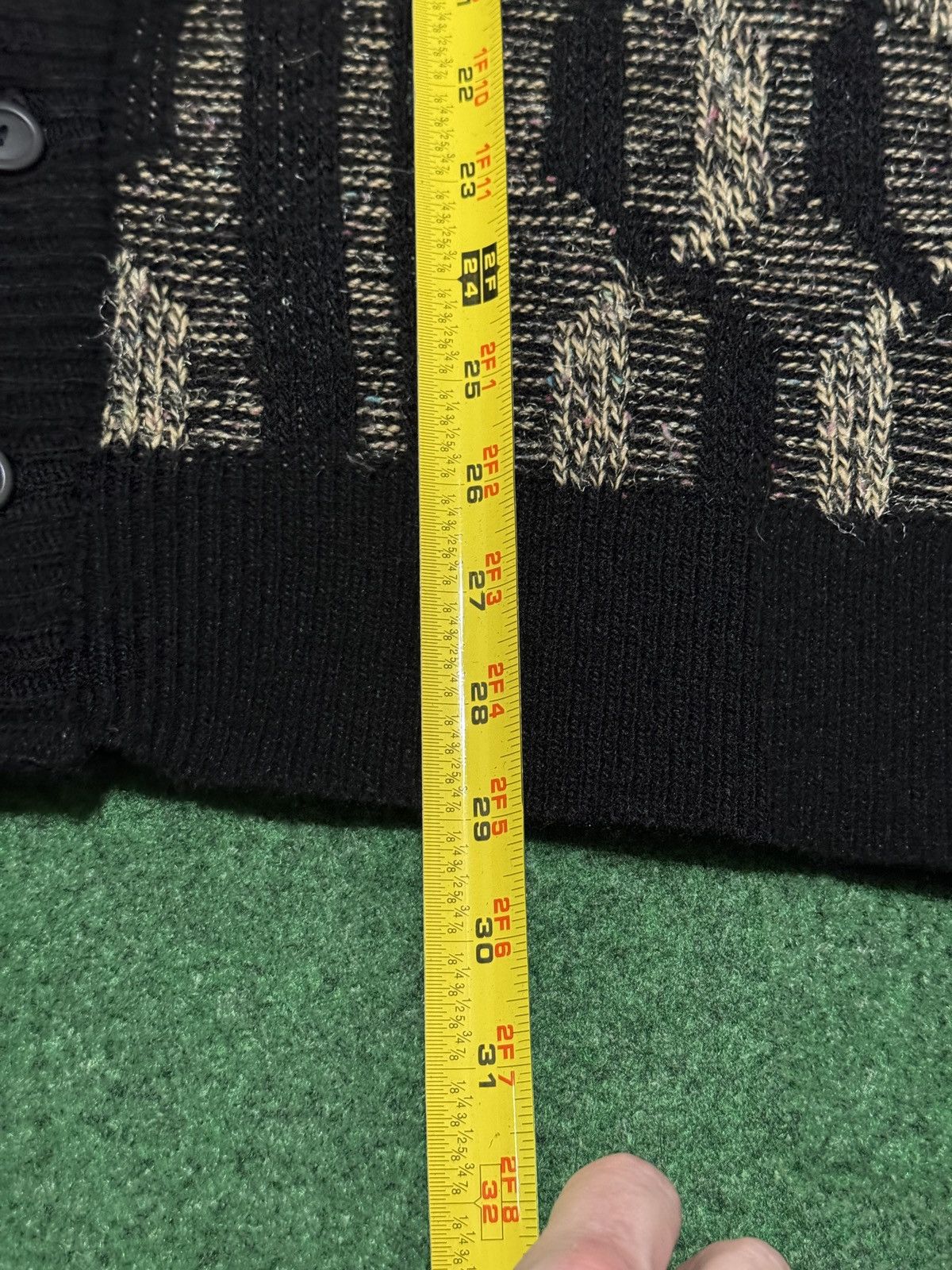 Le TIGRE Vintage 90s Le Tigre Geometric XL Retro Carigan Sweater Size US XL / EU 56 / 4 - 7 Thumbnail