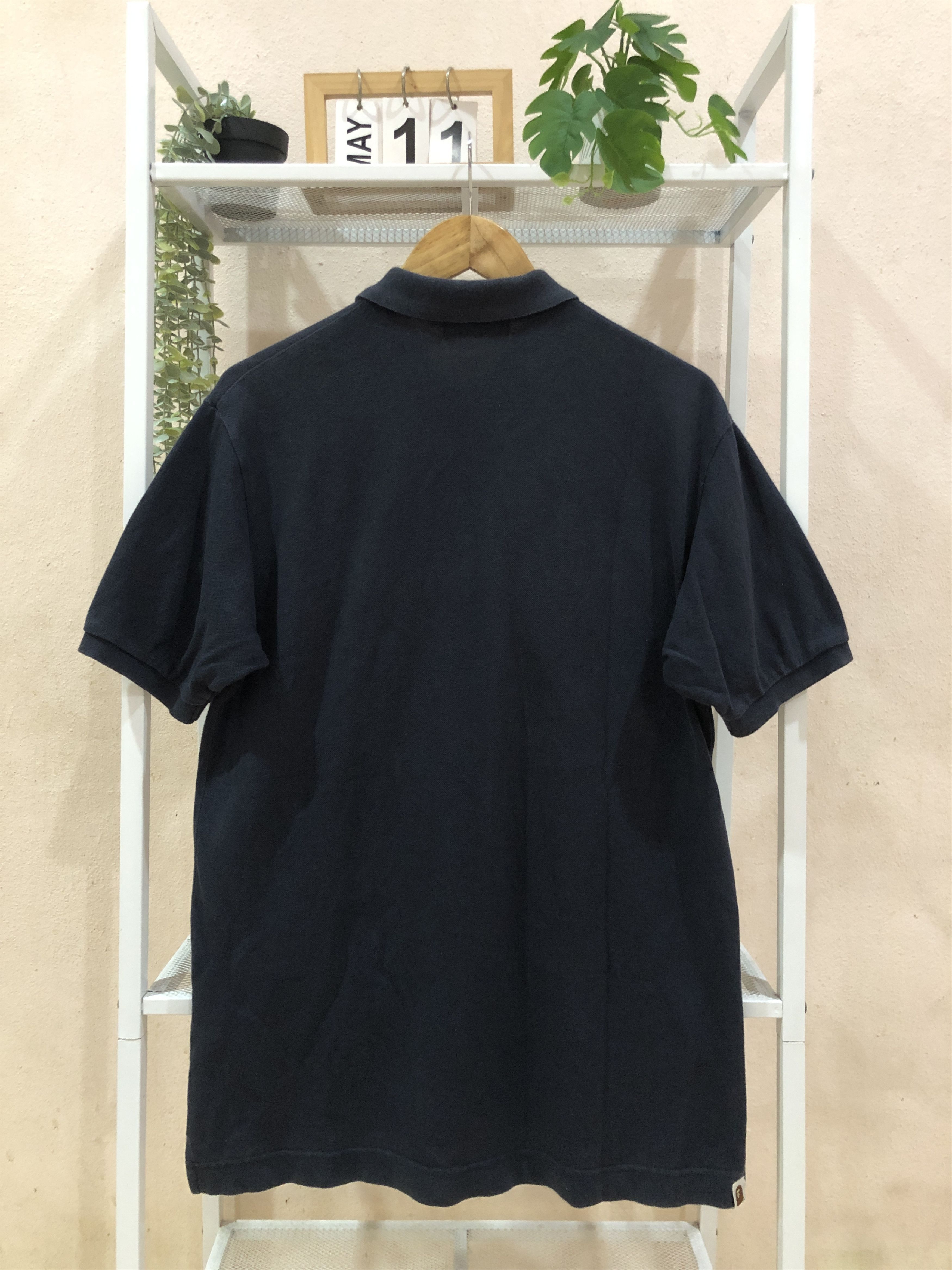 Bape A Bathing Ape (BAPE) College Logo Graphic Print Polo shirt Size US L / EU 52-54 / 3 - 2 Thumbnail