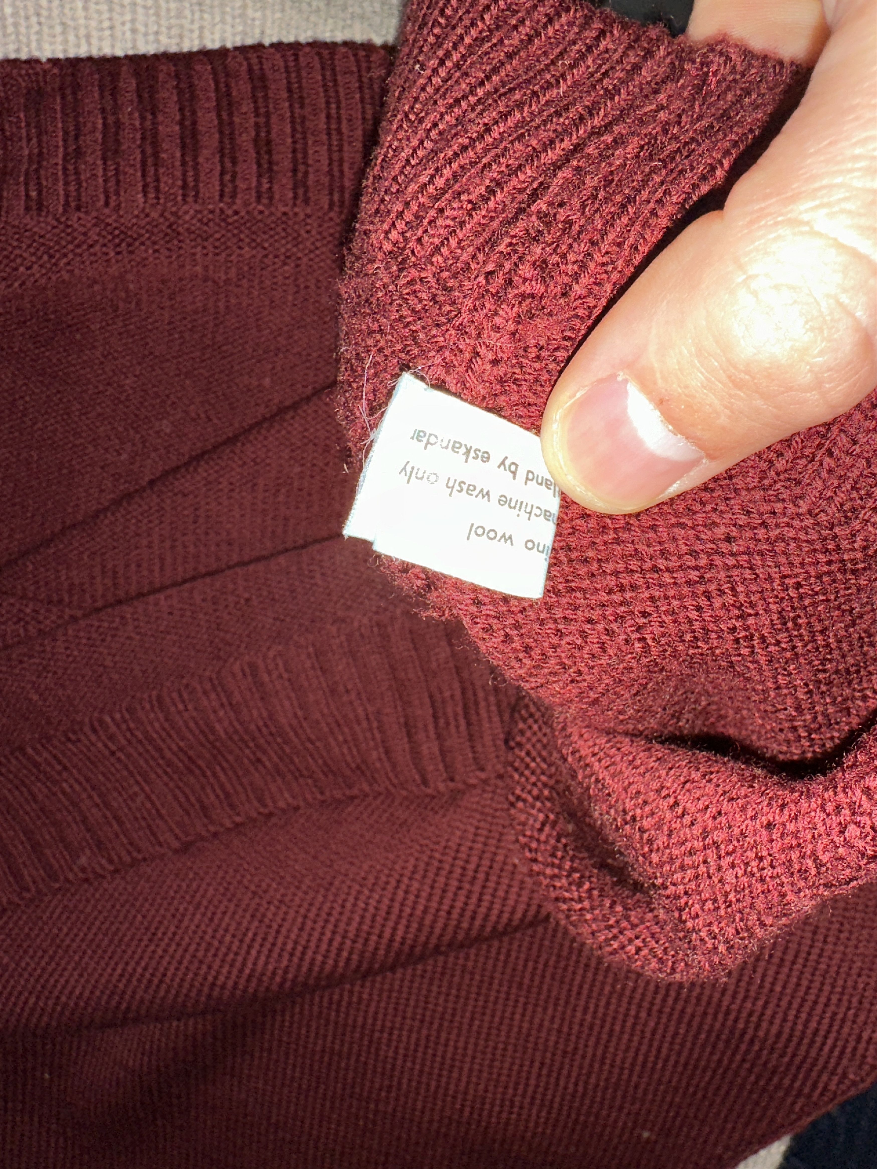 eskandar Eskandar 100% Merino Wool Oversized A-Shape Vest One Size Size ONE SIZE - 8 Thumbnail