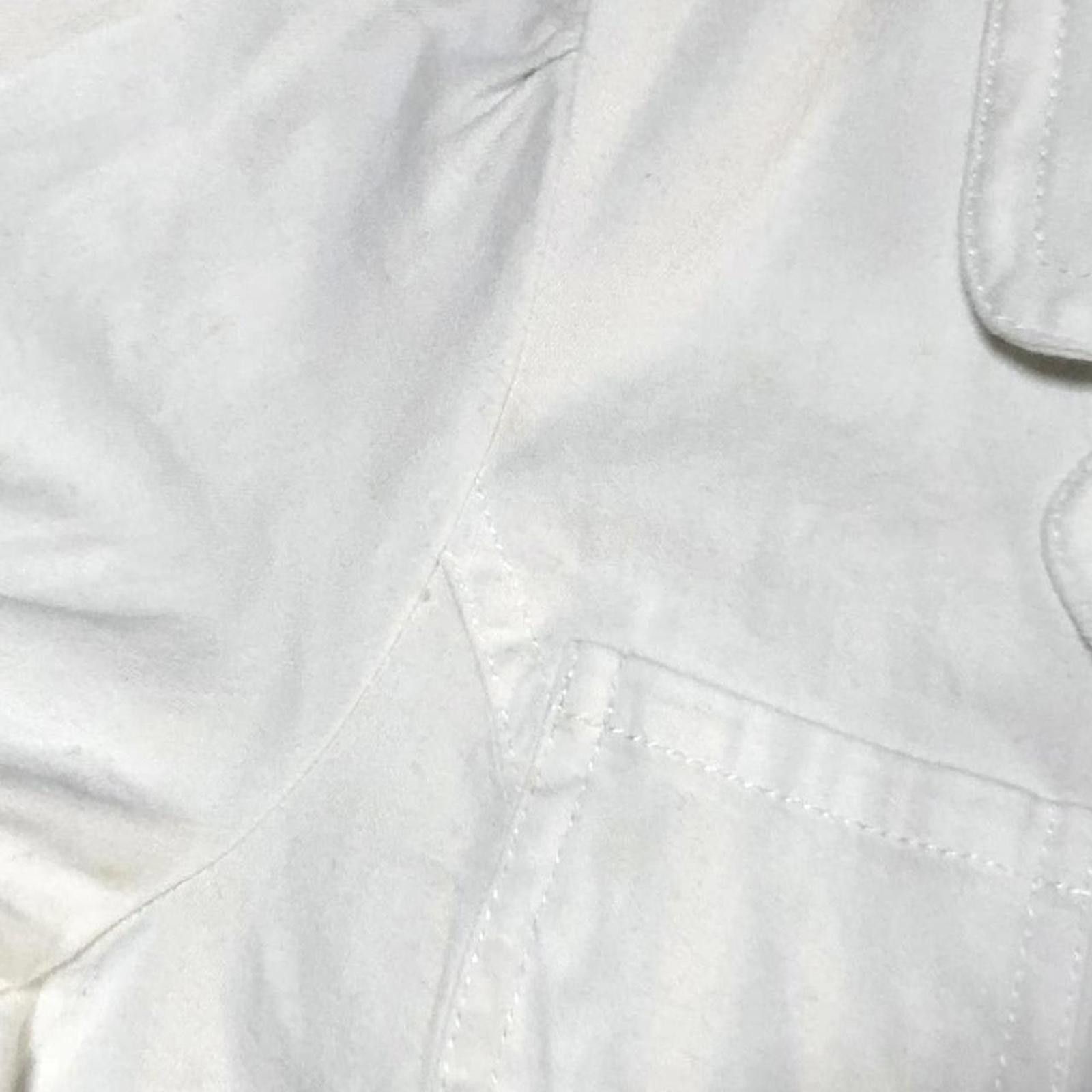 Other Fairy core preppy white denim blouse jacket with lace frill Size XS / US 0-2 / IT 36-38 - 7 Thumbnail