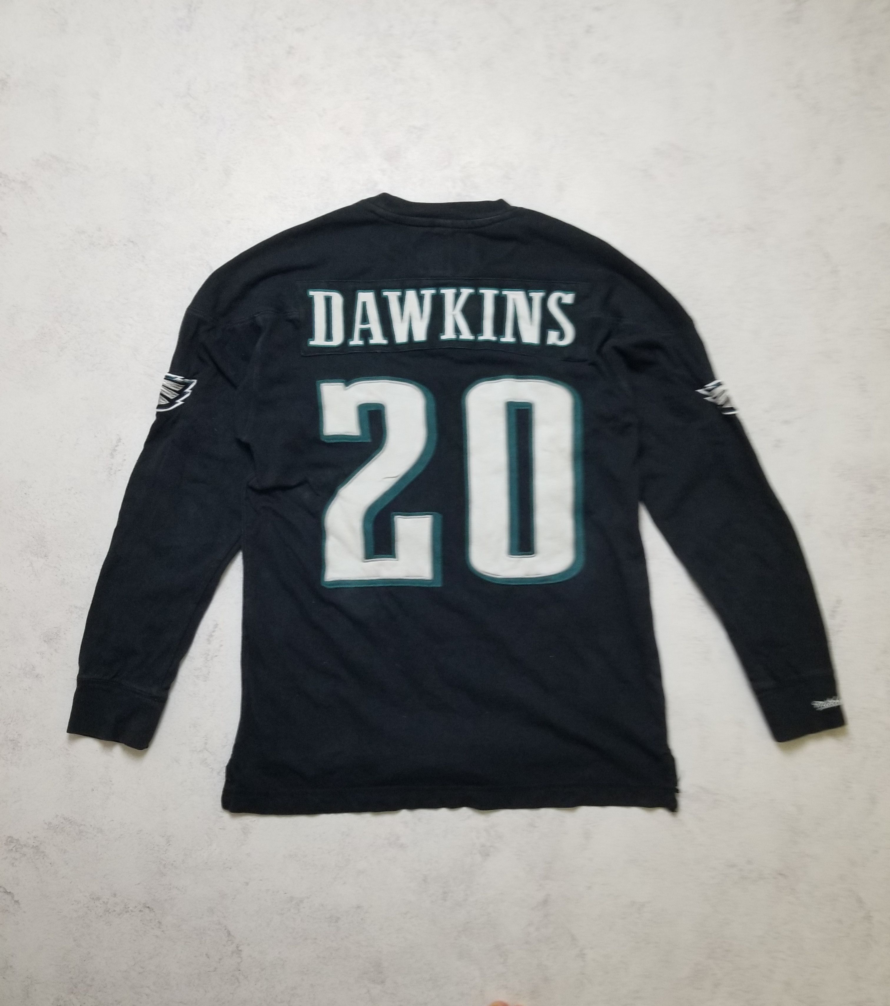 Mitchell & Ness Philadelphia Eagles #20 Brian Dawkins Long Sleeve Size US L / EU 52-54 / 3 - 3 Thumbnail