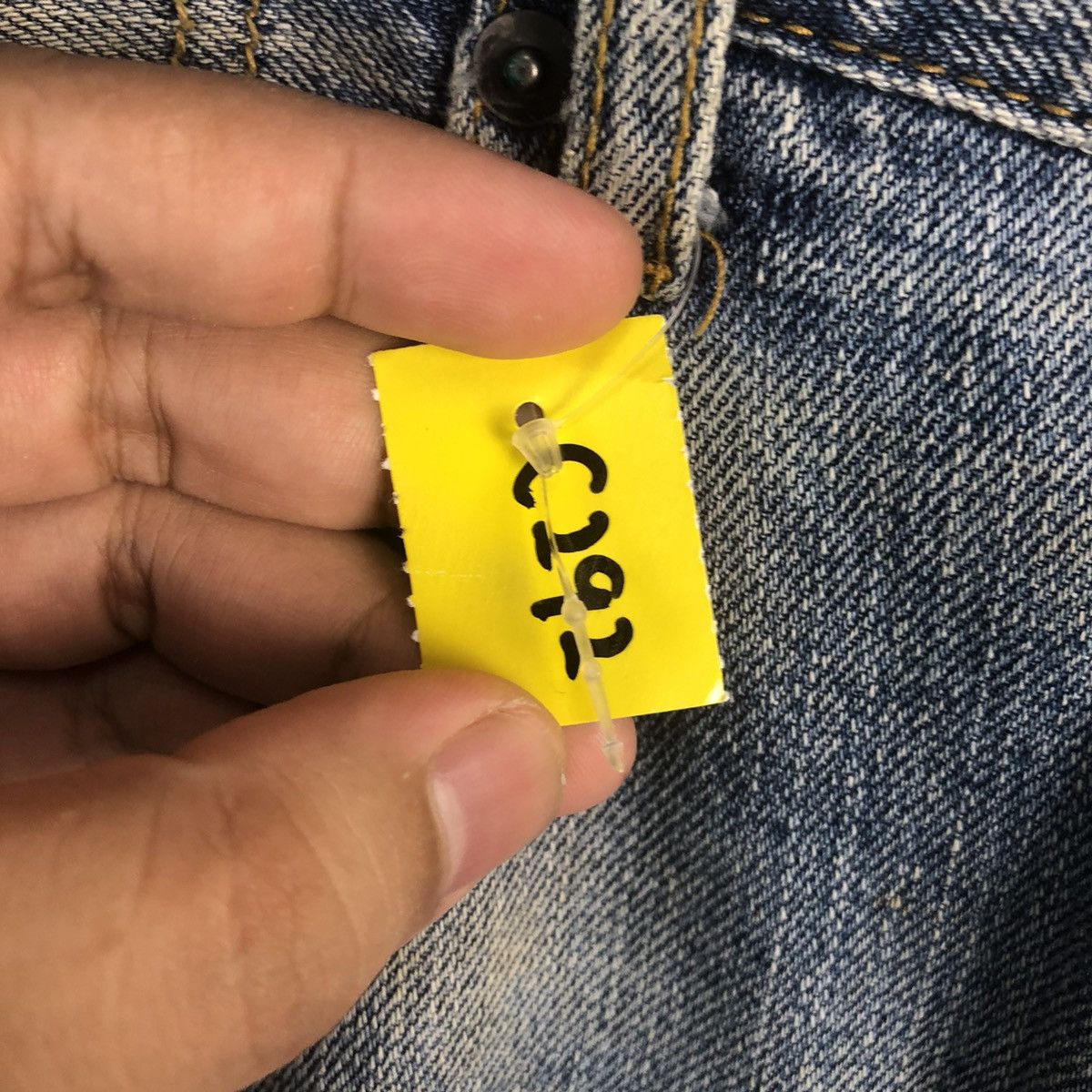 Japanese Brand DL Uniqlo Blue Distressed Denim Pants #C292 Size US 32 / EU 48 - 11 Thumbnail
