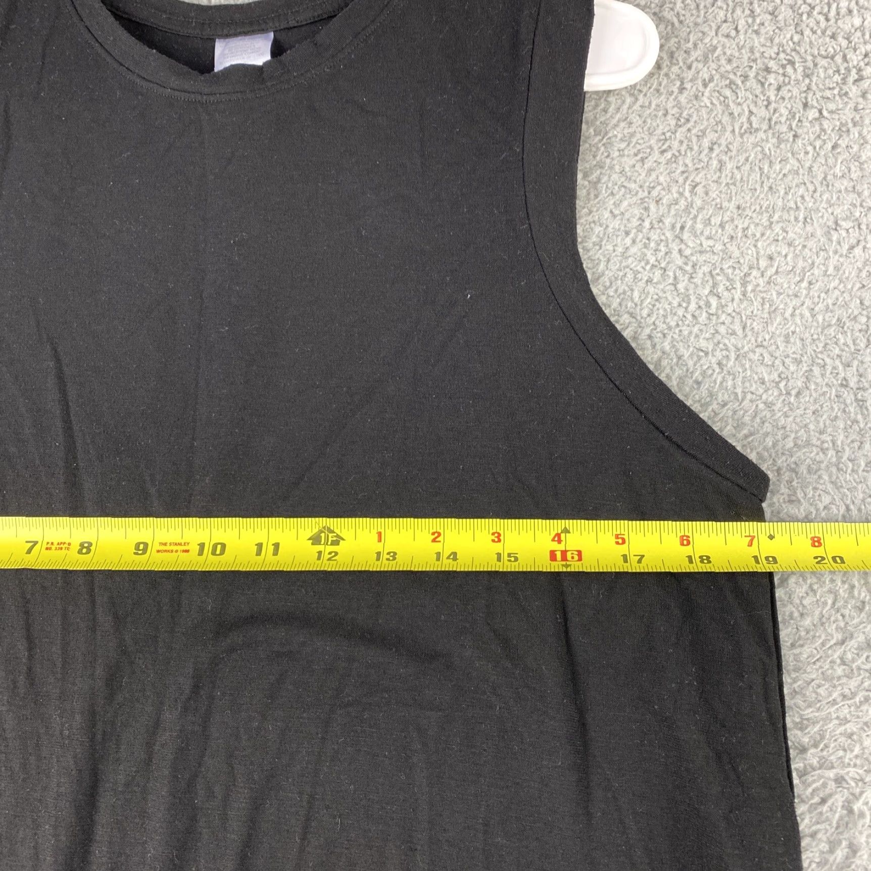 Athletic Works Athletic Works Tank Top Sleeveless Black Sz XL 12-14 Years / 47-52 Inseam? Size L / US 10 / IT 46 - 4 Thumbnail