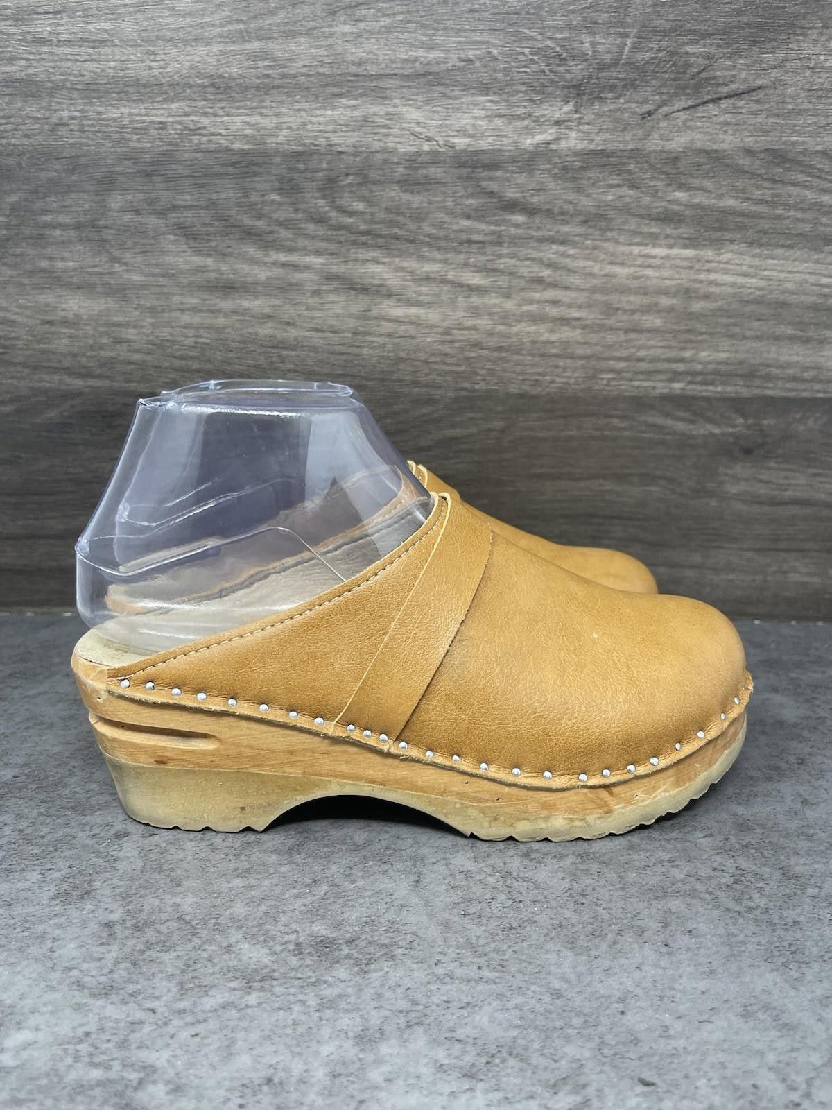 Other Troentorp Clogs Womens Size 5 (36) Brown Leather Size US 5 / IT 35 - 5 Thumbnail