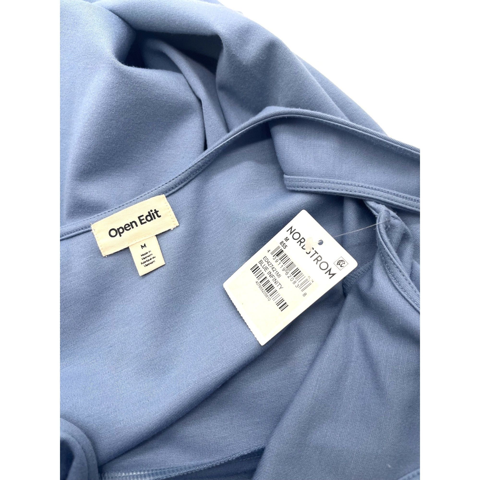 Other Open Edit Scoop Neck Midi Dress, Blue Infinity, Sz. M Size M / US 6-8 / IT 42-44 - 8 Thumbnail