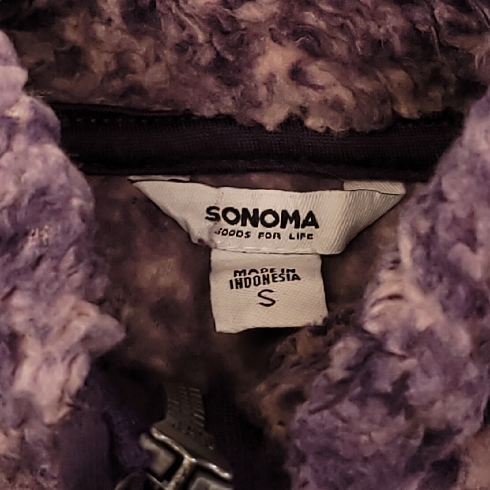 Sonoma Sonoma Casual Pullover Jacket Womens Size Small S Purple Size S / US 4 / IT 40 - 3 Thumbnail