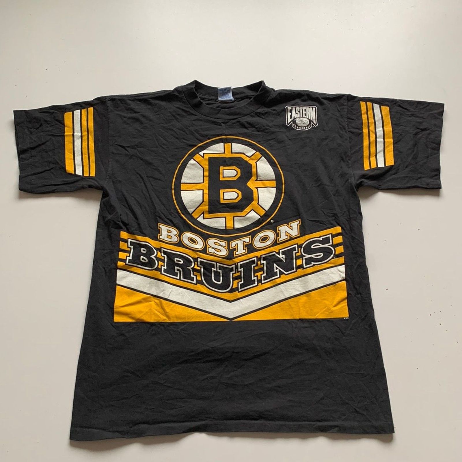 NHL Vintage 90s Boston Bruins NHL Graphic T Shirt XL Salem Rare Size US XL / EU 56 / 4 - 1 Thumbnail