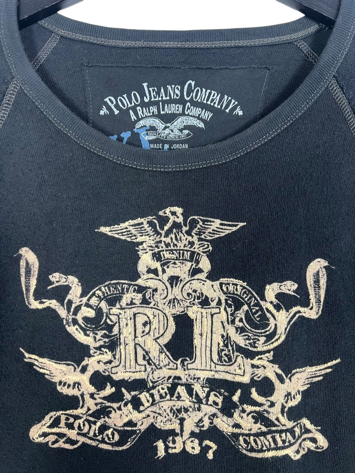 Polo Ralph Lauren Polo Ralph Lauren Crew Neck Size US XL / EU 56 / 4 - 4 Thumbnail