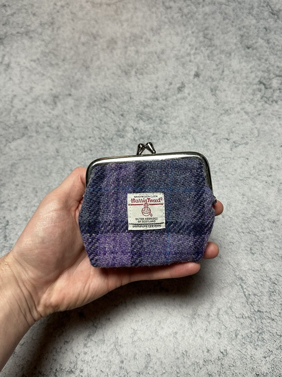 Harris Tweed Harris Tweed Coin Box Wool Wallet Size ONE SIZE - 1 Thumbnail