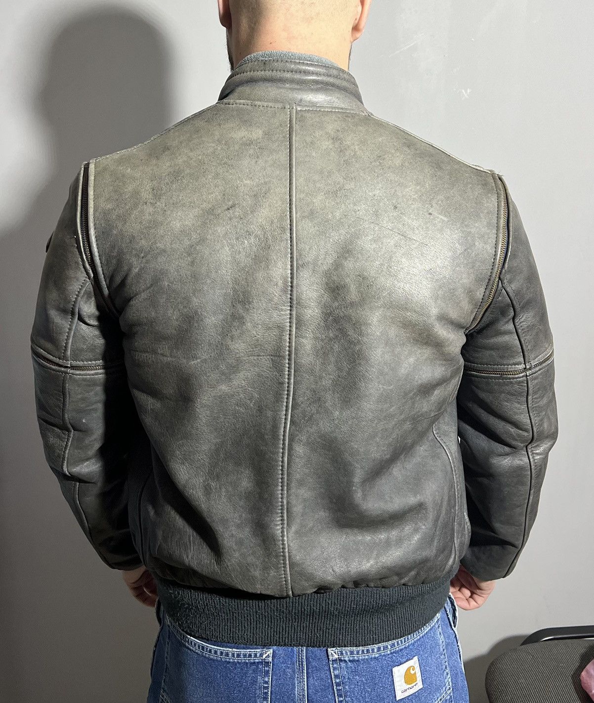 Hein Gericke × Vintage Vintage 90s Hein Gericke Leather Biker Zipper Racing Jacket Size US M / EU 48-50 / 2 - 24 Thumbnail
