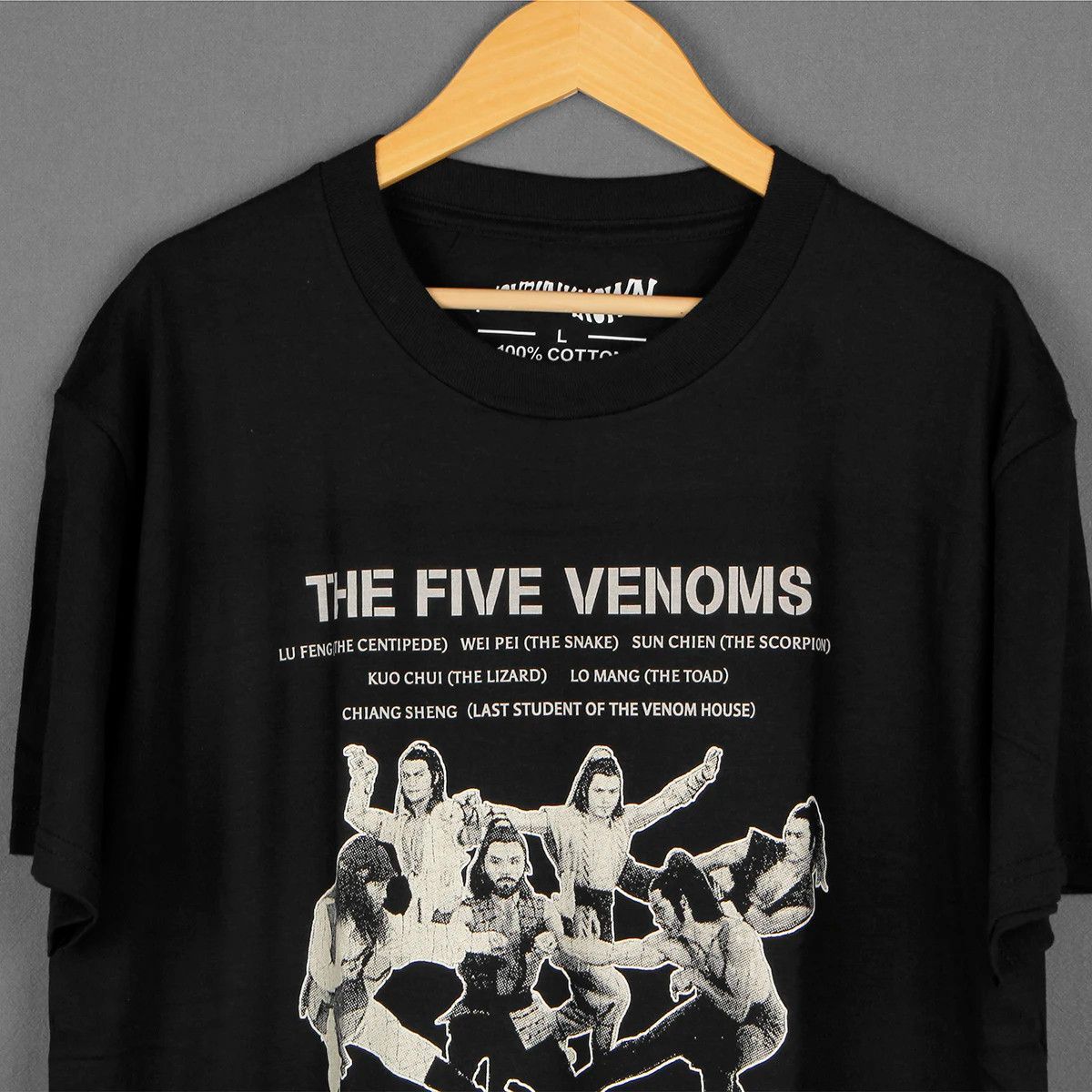 Vintage The Five Venoms T-Shirt Size US XL / EU 56 / 4 - 2 Thumbnail