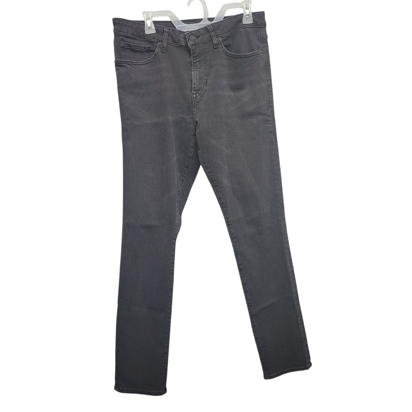 Express Express Mens 32x32 Stretch Spandex Black Skinny Denim Jeans Size US 32 / EU 48 - 1 Thumbnail