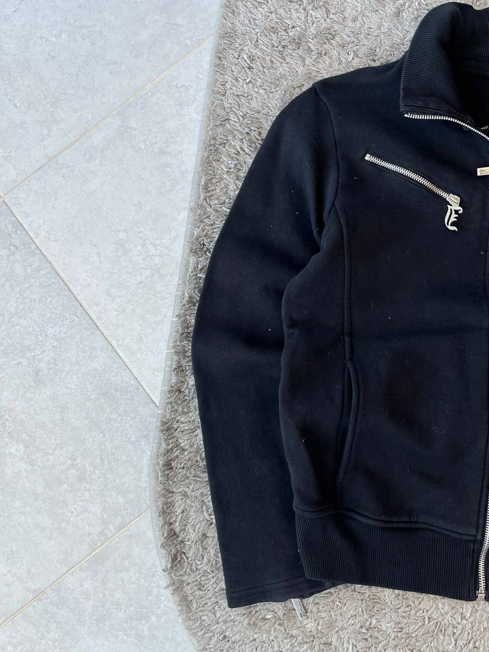 John Galliano JOHN GALLIANO Avant Garde Zip Skull Logo Black Color Size S Size US S / EU 44-46 / 1 - 5 Thumbnail
