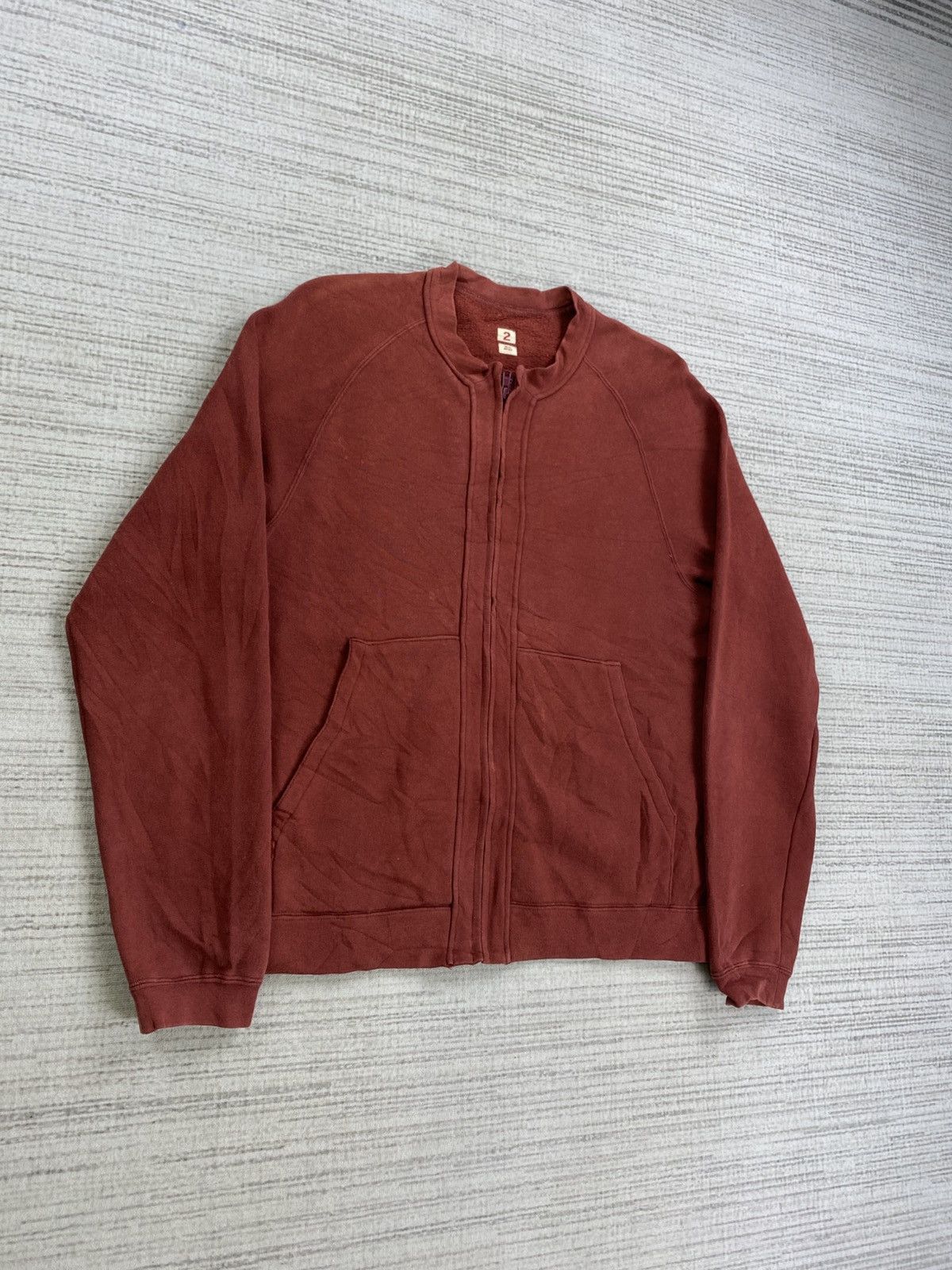 Japanese Brand Vintage Boston Nine Rust Red Zip-Up Front Pockets Jacket Size US M / EU 48-50 / 2 - 3 Thumbnail