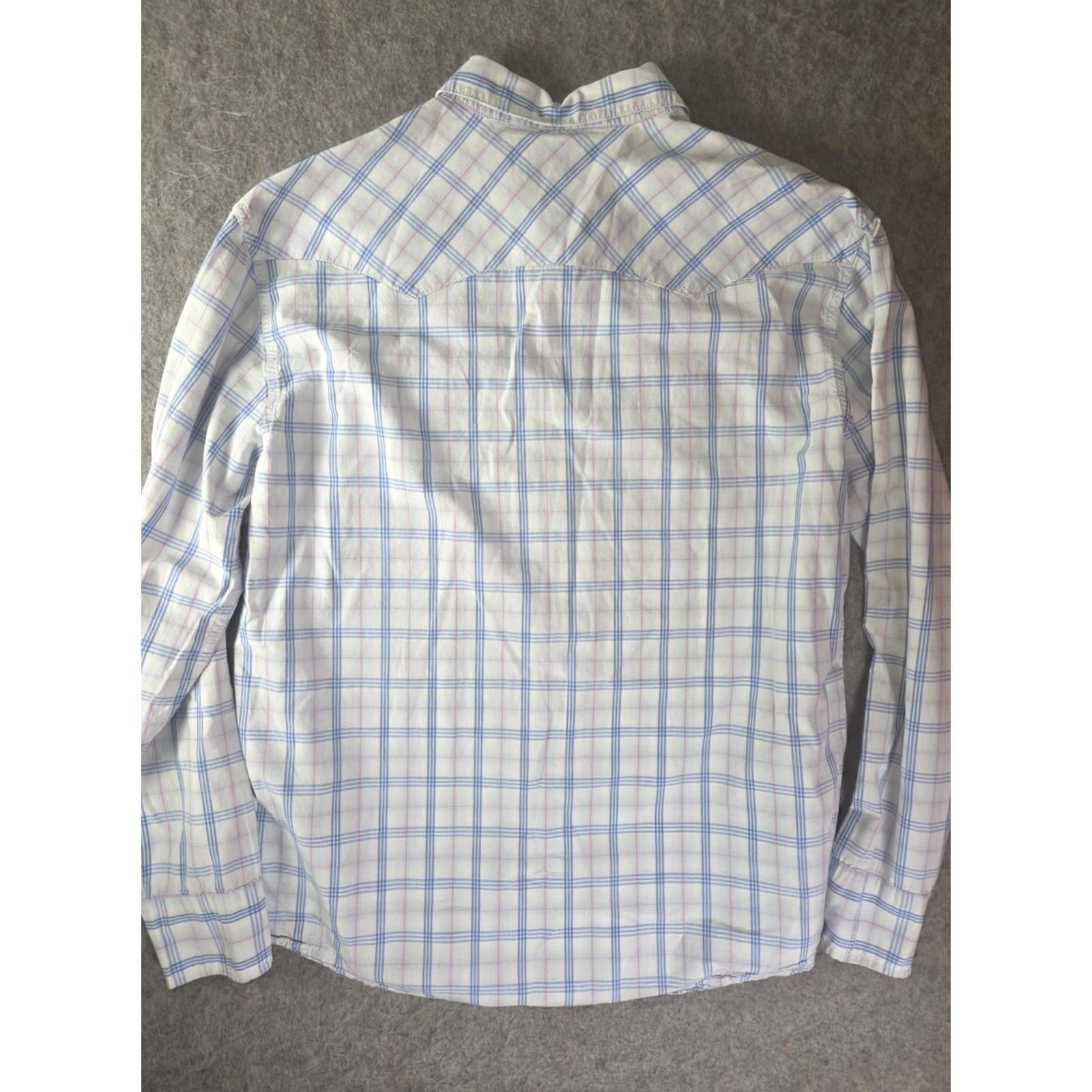 Aeropostale Aeropostale Mens Shirt Button Up Western Pearl Snap Plaid Large Size US L / EU 52-54 / 3 - 4 Thumbnail
