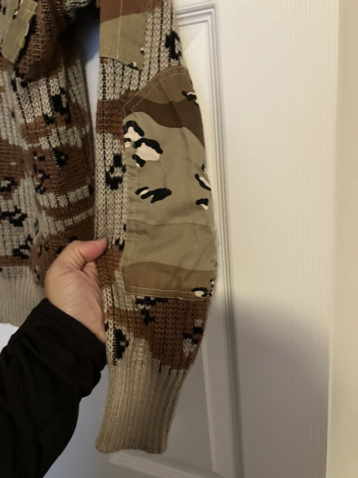 Vintage Vintage Military Camo Sweater Desert Camo Rib Knit Sweater Size US S / EU 44-46 / 1 - 6 Thumbnail