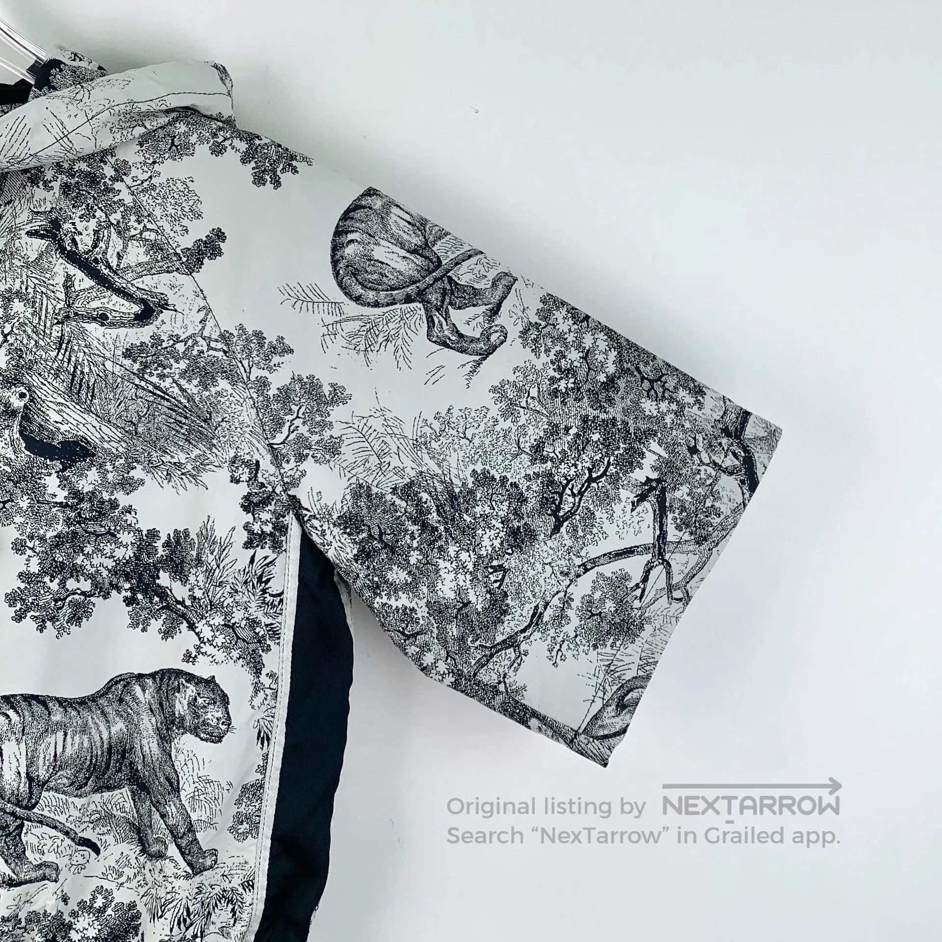 Dior dior color-blocked animal print hooded dress. Size US 34 / EU 50 - 3 Thumbnail