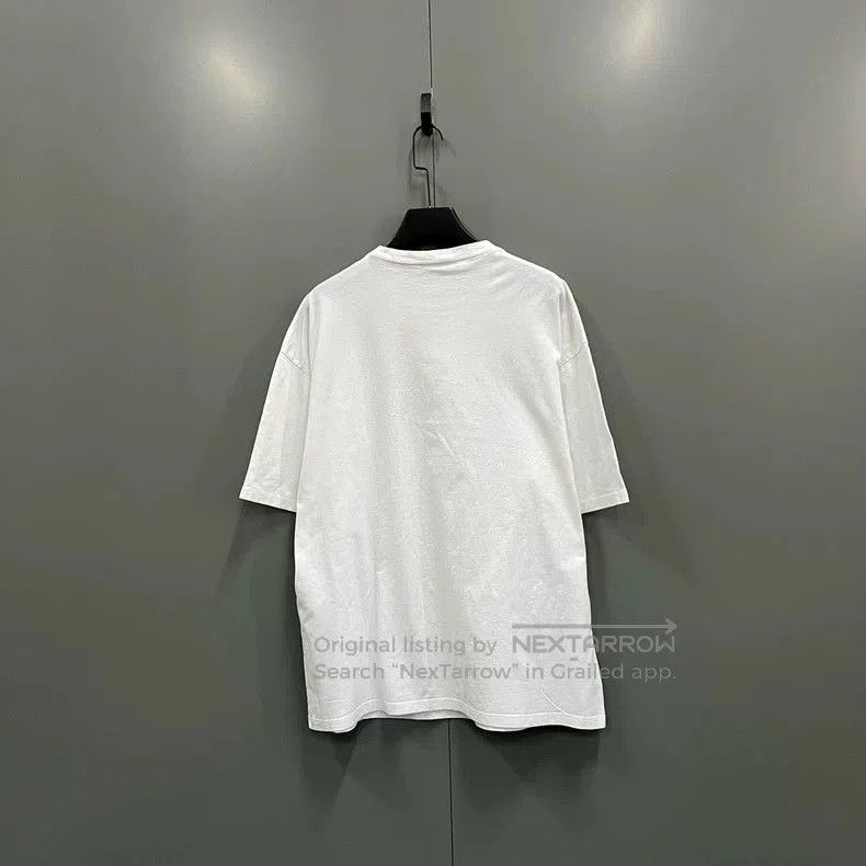 Balenciaga Balenciaga White Graphic Print T-shirt L. Size US L / EU 52-54 / 3 - 3 Thumbnail
