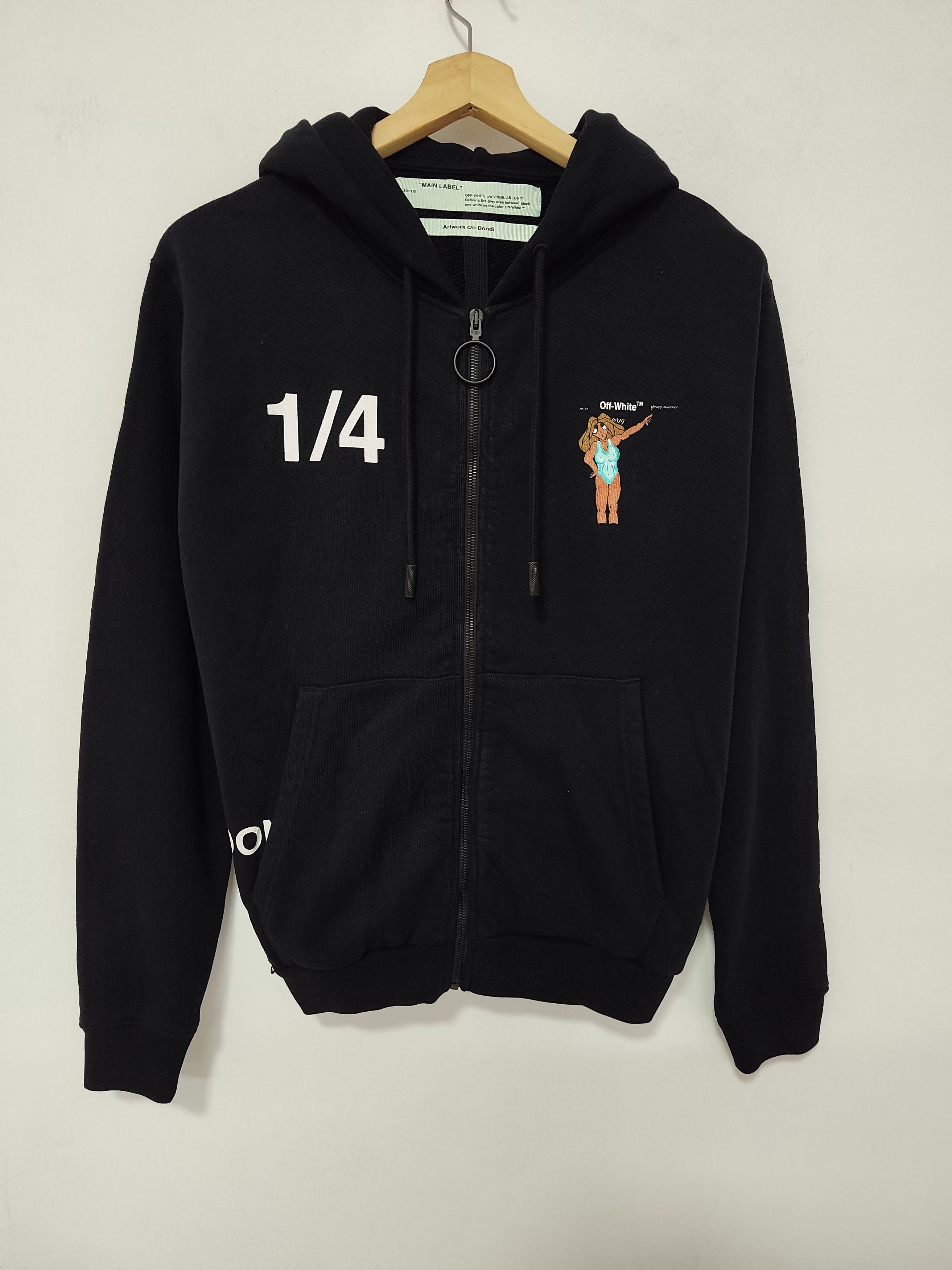 Off-White Off-White "Dondi Graffiti Zip Hoodie" Size US M / EU 48-50 / 2 - 1 Thumbnail