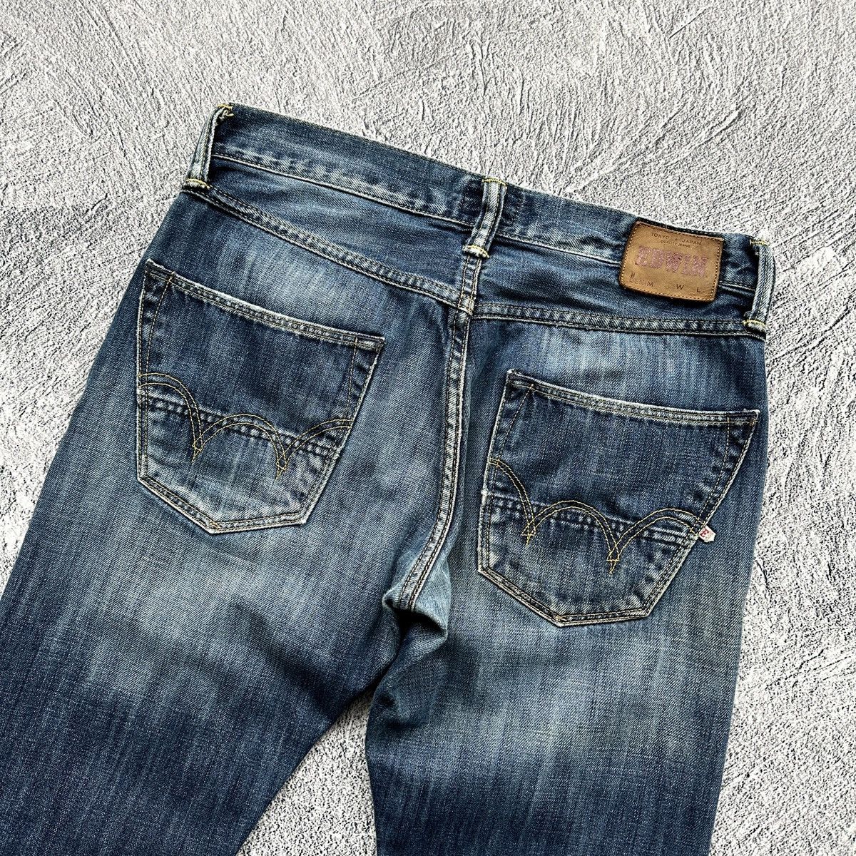 Edwin × Japanese Brand Mens Jeans Edwin ED-55 Relaxed Blue Size: 31/32 Size US 31 - 9 Thumbnail