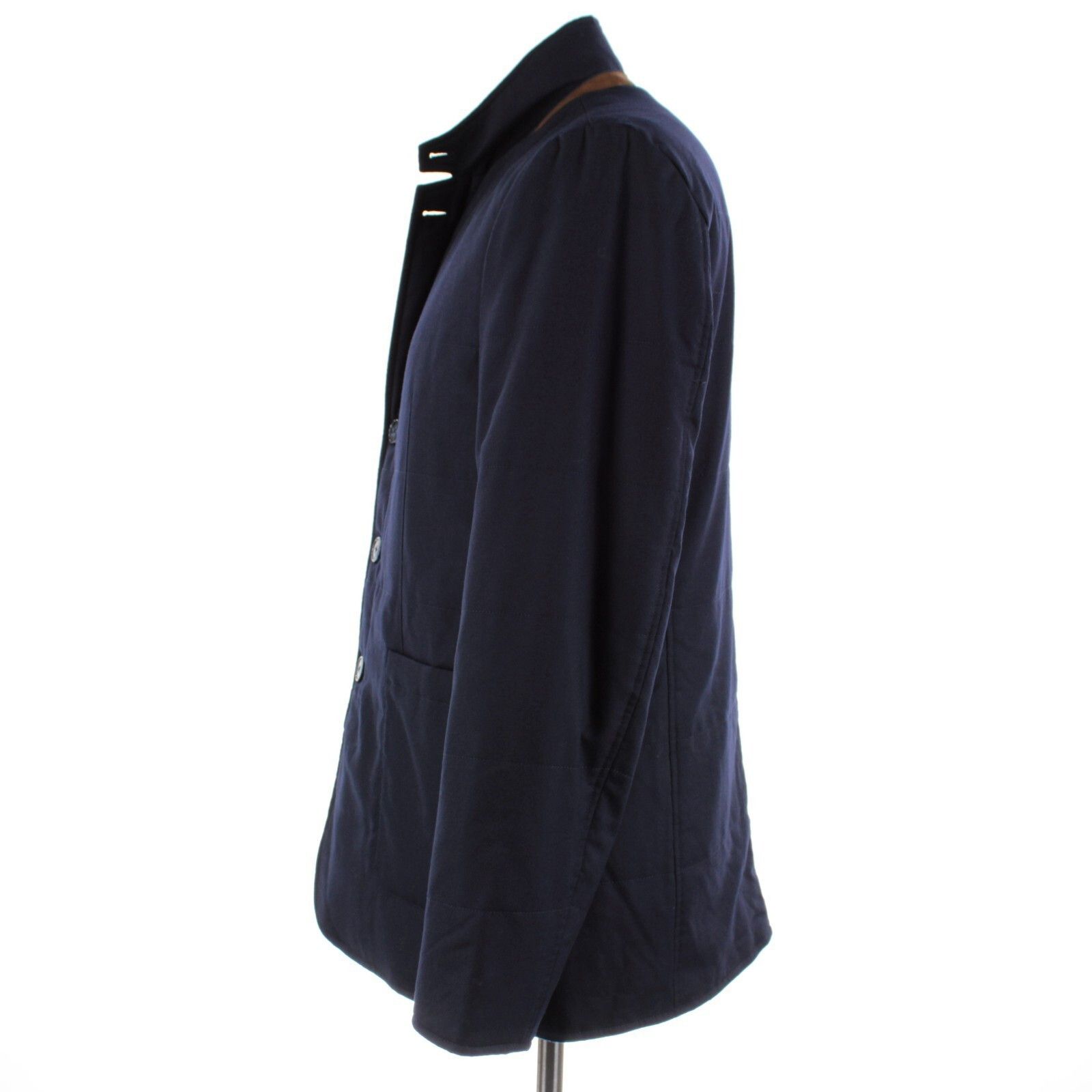Zanella Zanella Coat Size L US In Blue Wool Size US L / EU 52-54 / 3 - 4 Thumbnail