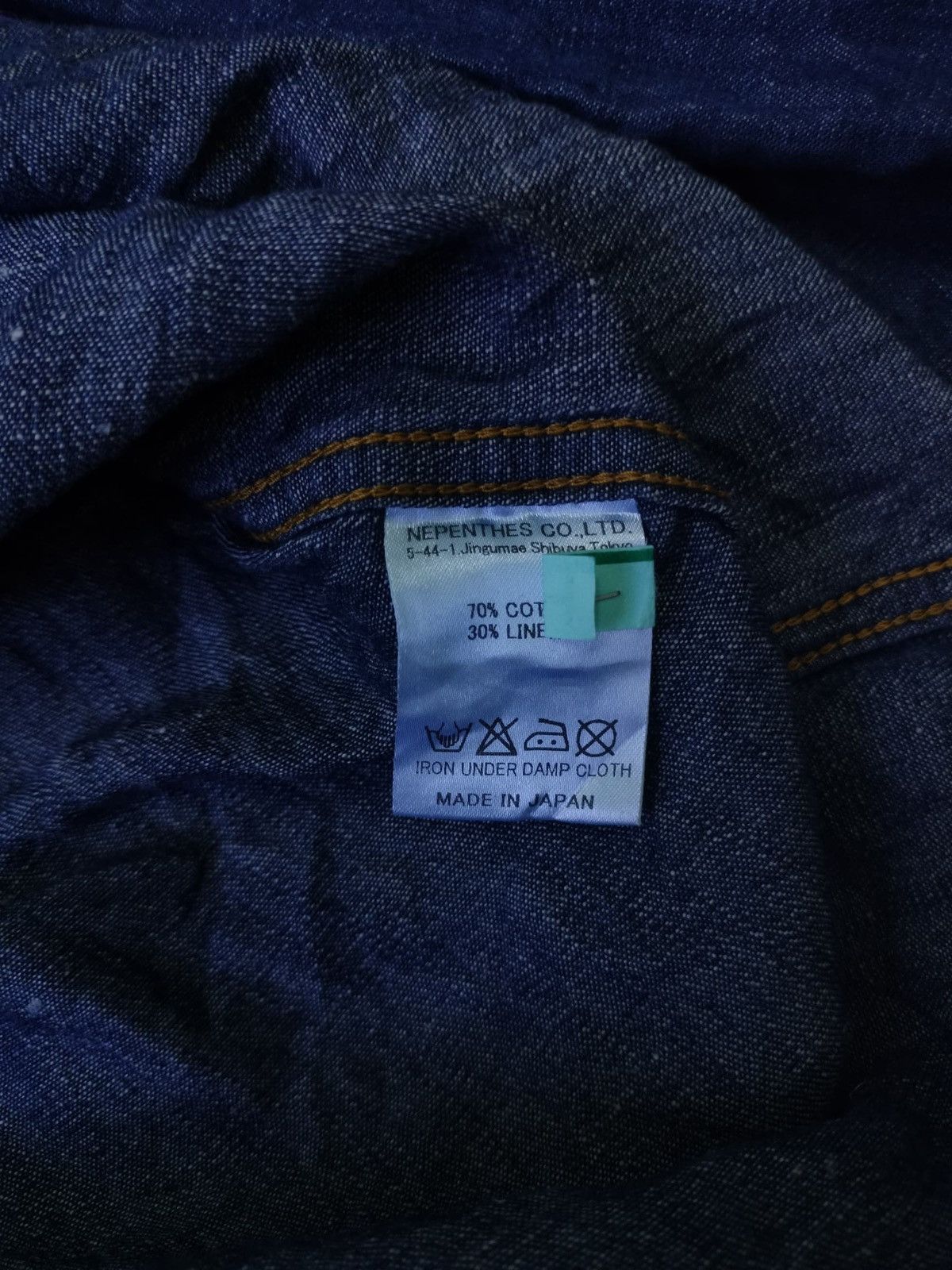 Needles Needles western shirt indigo snap button Size US S / EU 44-46 / 1 - 5 Thumbnail