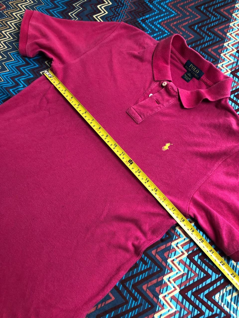 Polo Ralph Lauren × Vintage Vintage Polo Ralph Lauren Polo size XL (18-20) Shirt Pink Size US M / EU 48-50 / 2 - 9 Thumbnail