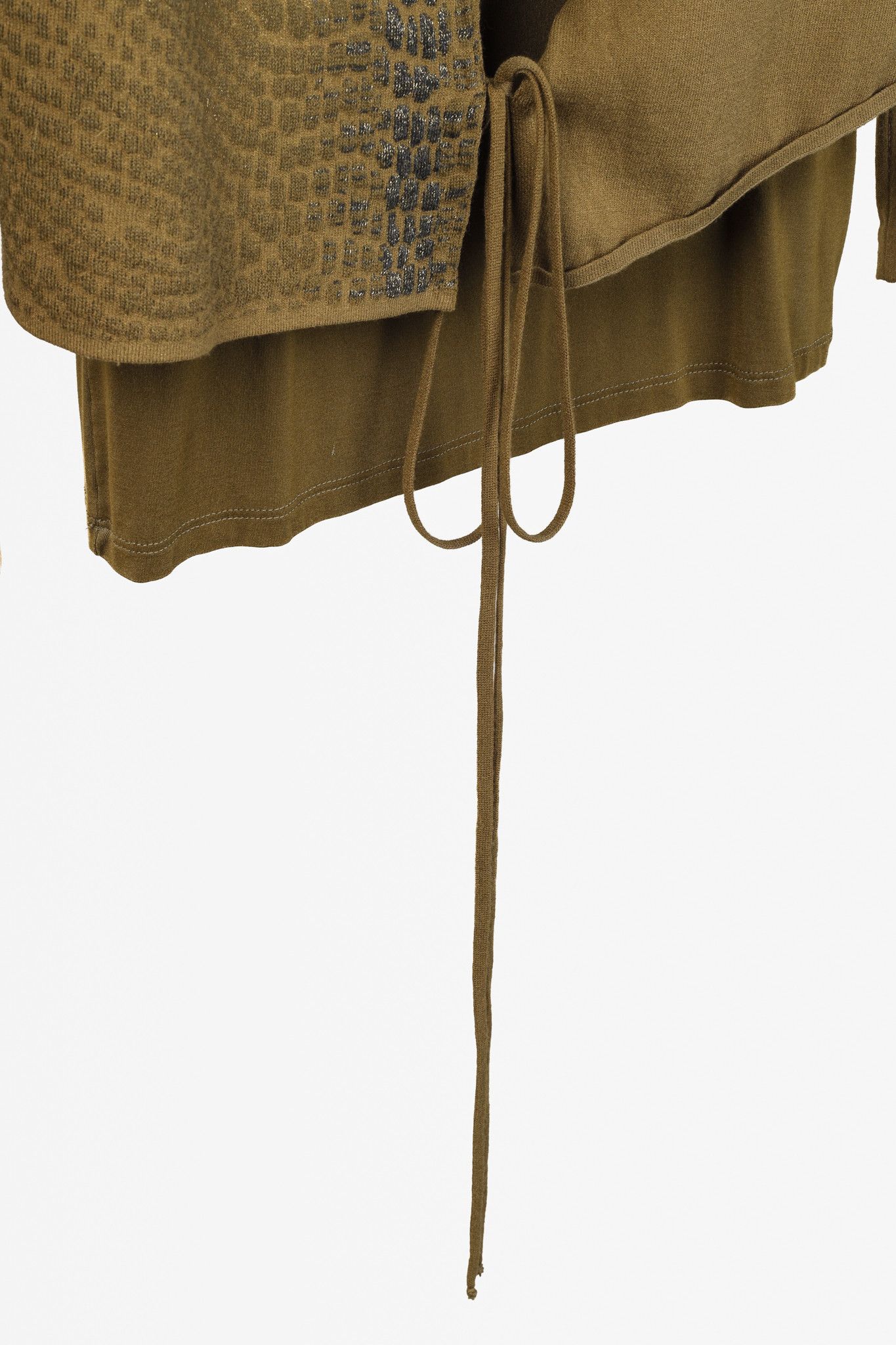 Sarah Pacini Sarah Pacini Olive Tank/Sweater Set Size S / US 4 / IT 40 - 8 Thumbnail