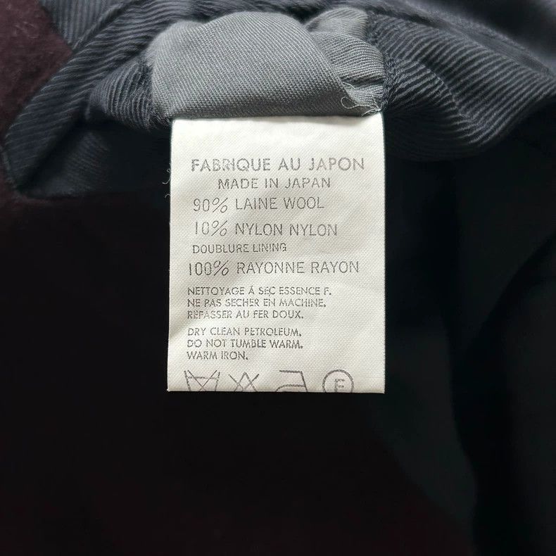 Yohji Yamamoto Yohji Yamamoto Yohji Yamamoto Double-Breasted Coat in Burg Size US M / EU 48-50 / 2 - 8 Thumbnail