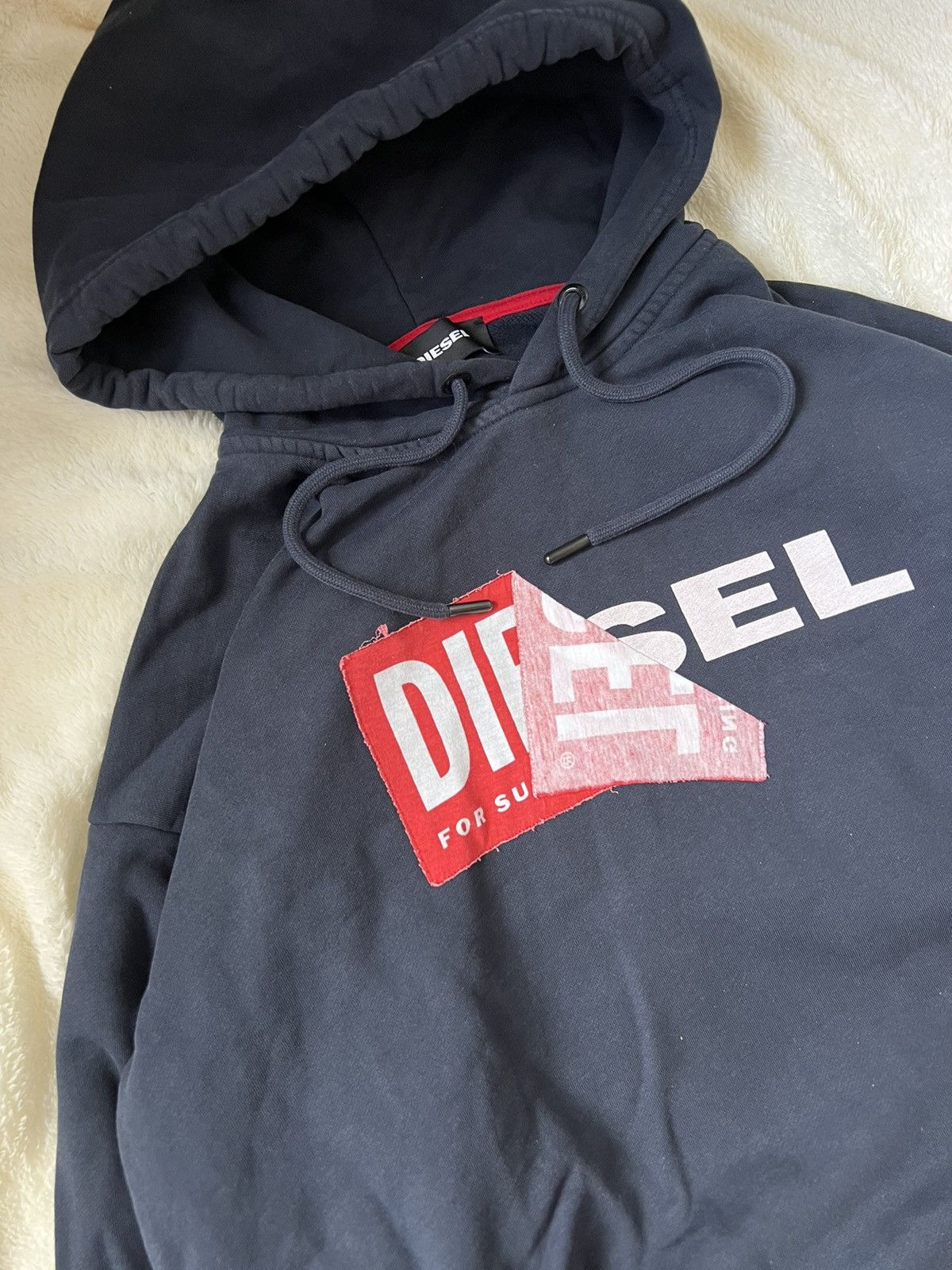 Diesel Diesel vintage avant garde hoodie distressed 90s archive Size US M / EU 48-50 / 2 - 4 Thumbnail