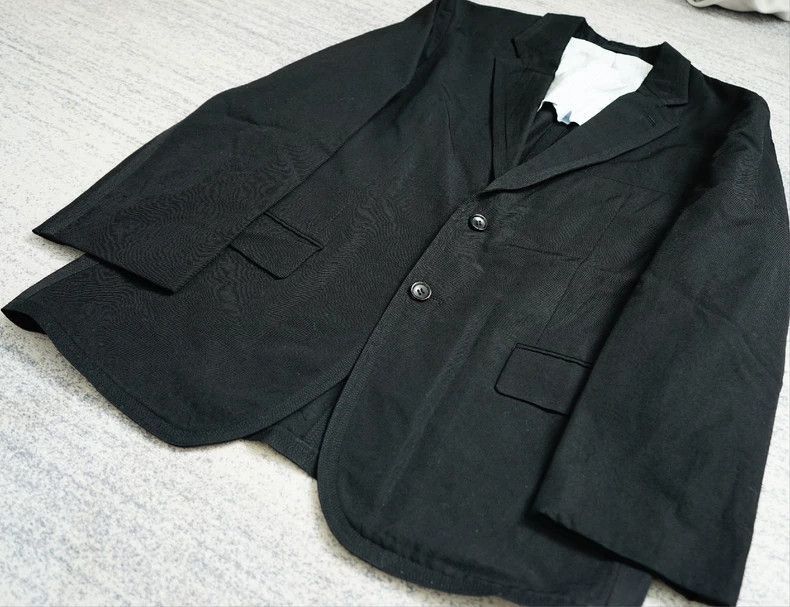 Comme des Garcons comme des garcons Jacket with loose silhouette and piercing Size US L / EU 52-54 / 3 - 2 Thumbnail