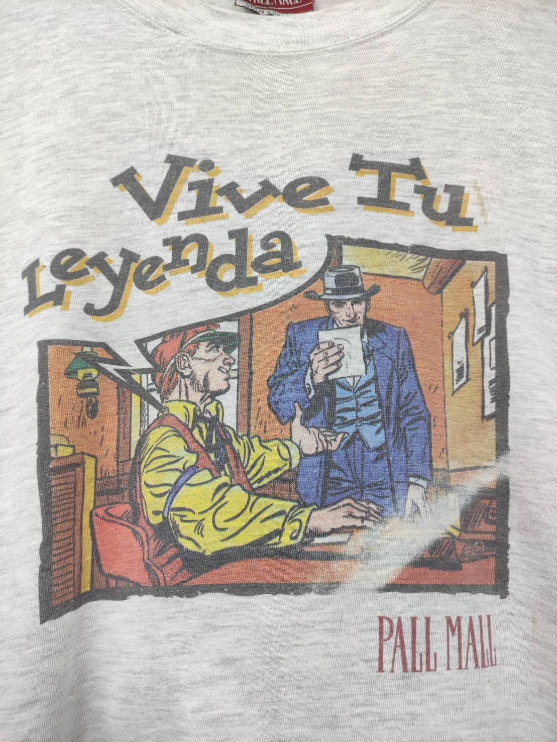 Vintage Vtg 90's Pall Mall (cigarette) Brand Promo USA T-Shirt Size US XL / EU 56 / 4 - 3 Thumbnail