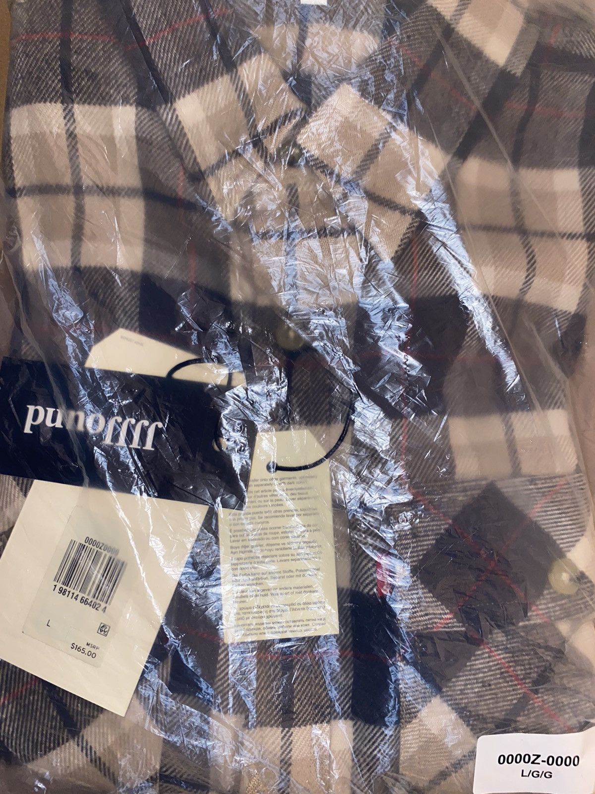JJJJound × Levi's Levi’s JJJJOUND Plaid Flannel Shirt Size US L / EU 52-54 / 3 - 13 Thumbnail