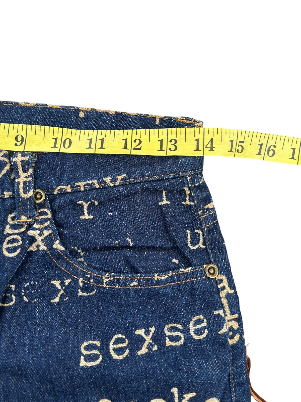 Hysteric Glamour Flare Hysteric Glamour Bitch Fuck Sex Rare Denim ☠️☠️ Size US 28 / EU 44 - 14 Thumbnail