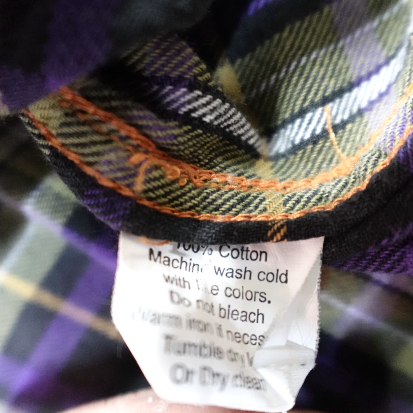 Vintage 32 Bar Blues Shirt Large Green Blue Long Sleeve Flannel Plaid Button-Up Casual Men’s Regular Cotton thermal Fall Spring Summer Size US L / EU 52-54 / 3 - 4 Thumbnail