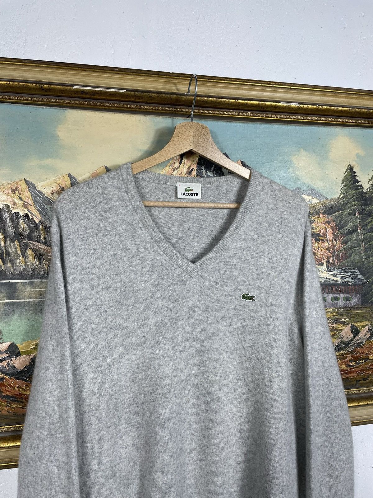 Lacoste × Vintage Lacoste retro y2k 00s Jumper Pull Knitwear Old Money Luxury Size US L / EU 52-54 / 3 - 5 Thumbnail
