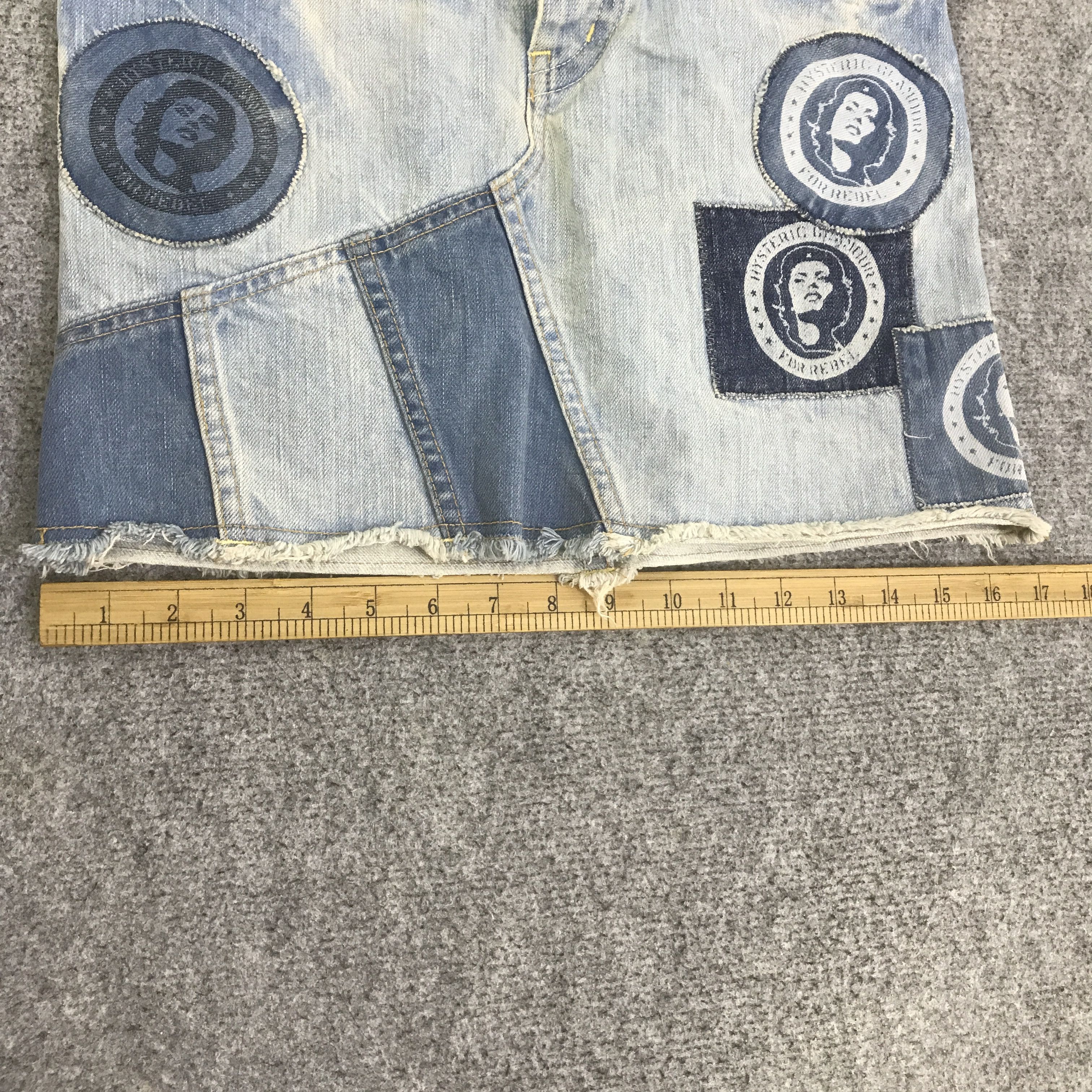 Hysteric Glamour HYSTERIC GLAMOUR DENIM JEANS MINI SKIRT K133B18 Size 28" / US 6 / IT 42 - 8 Thumbnail