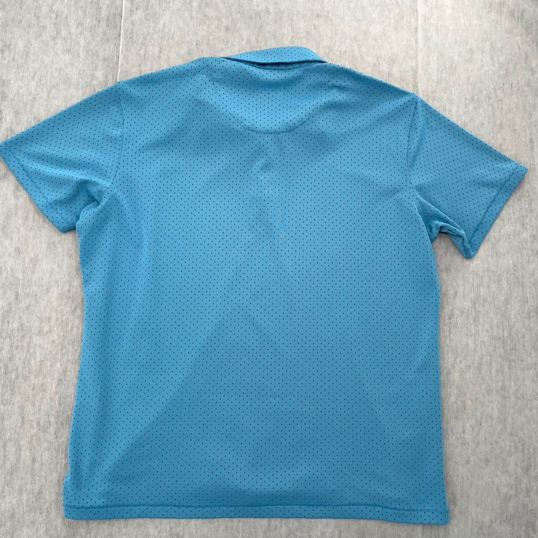 G/FORE G/Fore Shirt Logo Polo Mens L Blue Button Collar Polka Dot Golf Adult Size US L / EU 52-54 / 3 - 2 Thumbnail
