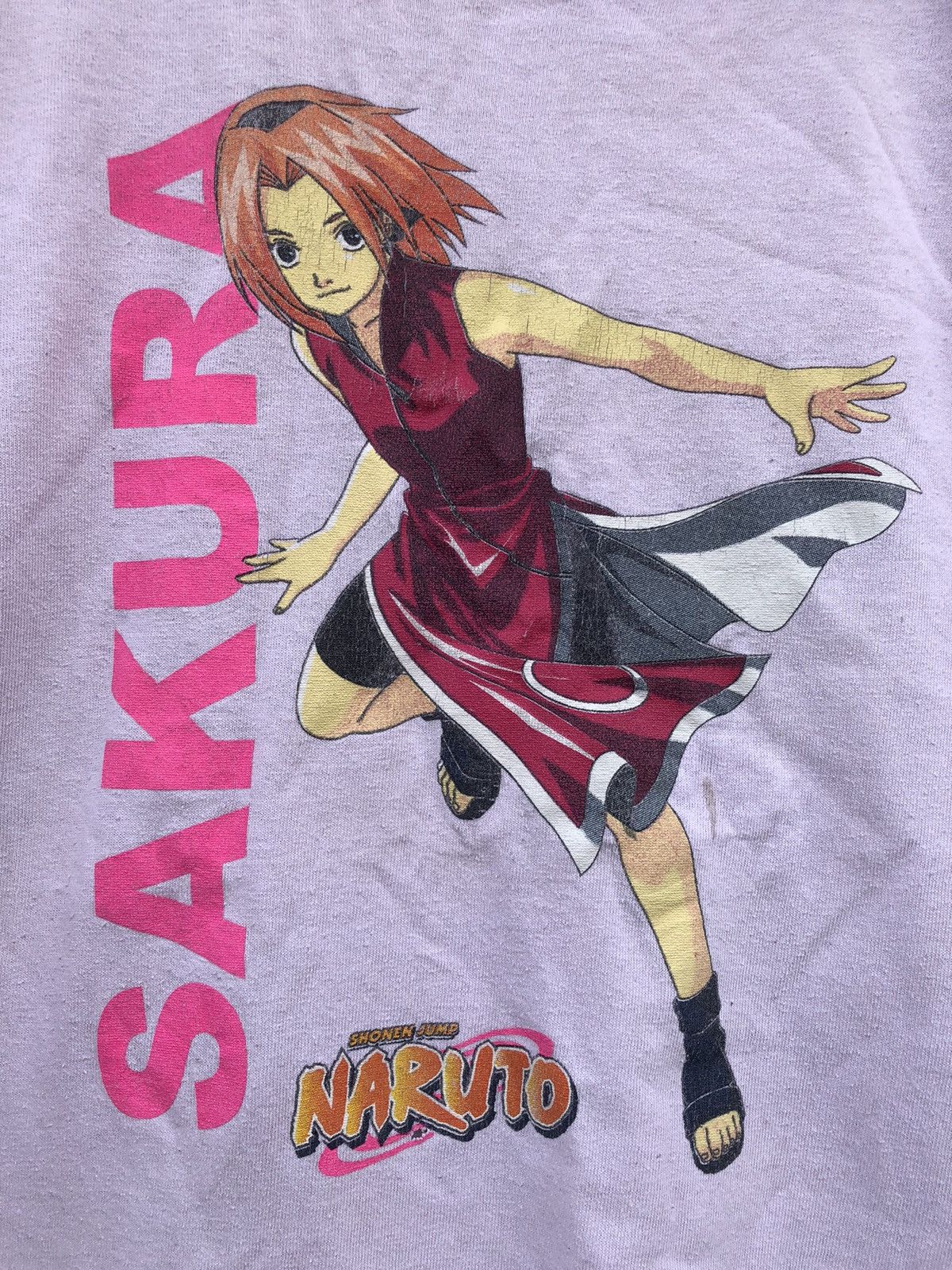 Japanese Brand Vintage Y2K Naruto Sakura Haruno Anime Single Character Tee Size US L / EU 52-54 / 3 - 6 Thumbnail