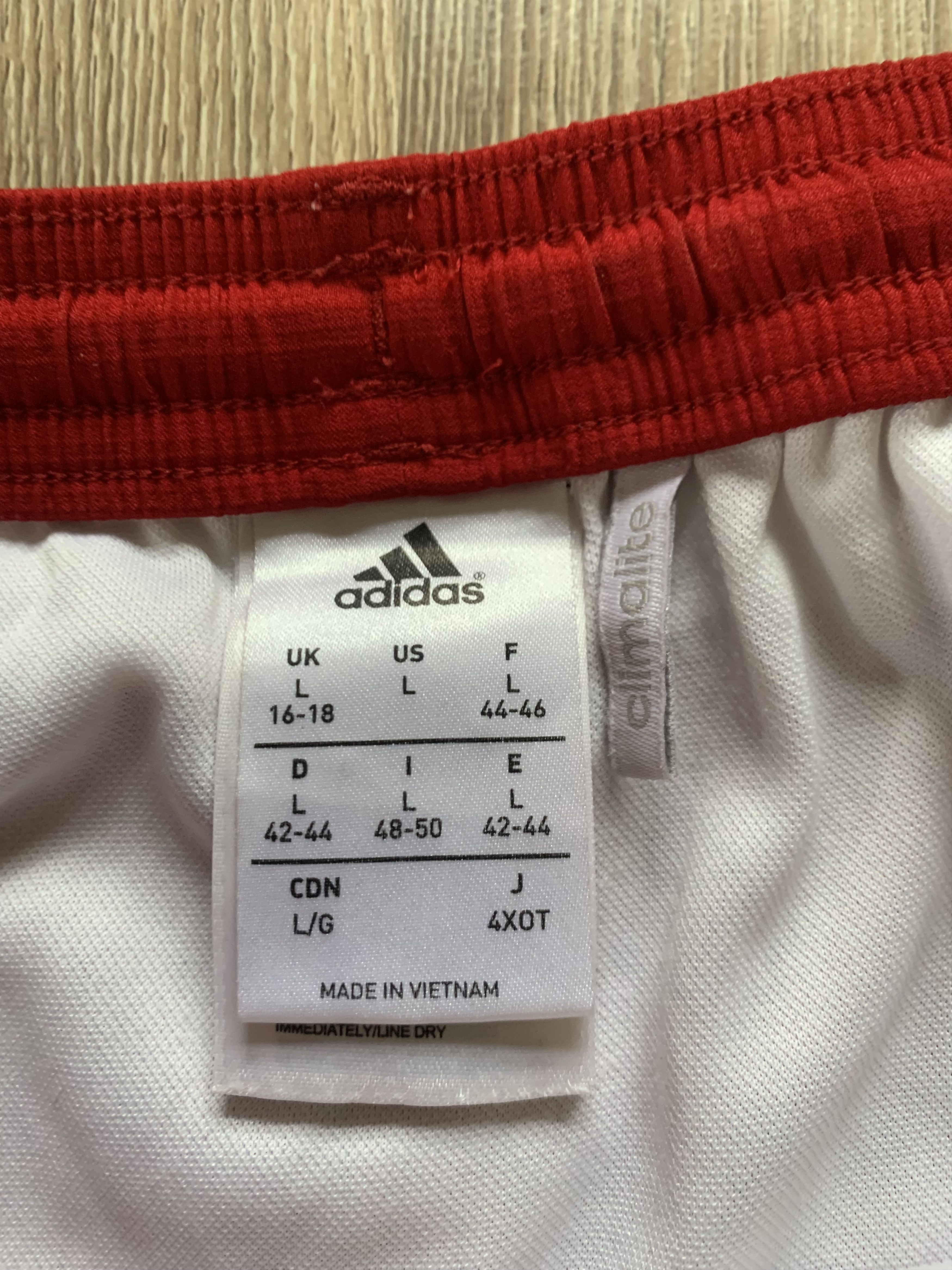 Adidas Adidas Denmark Red Training Shorts 2015 Size US 28 / EU 44 - 6 Thumbnail