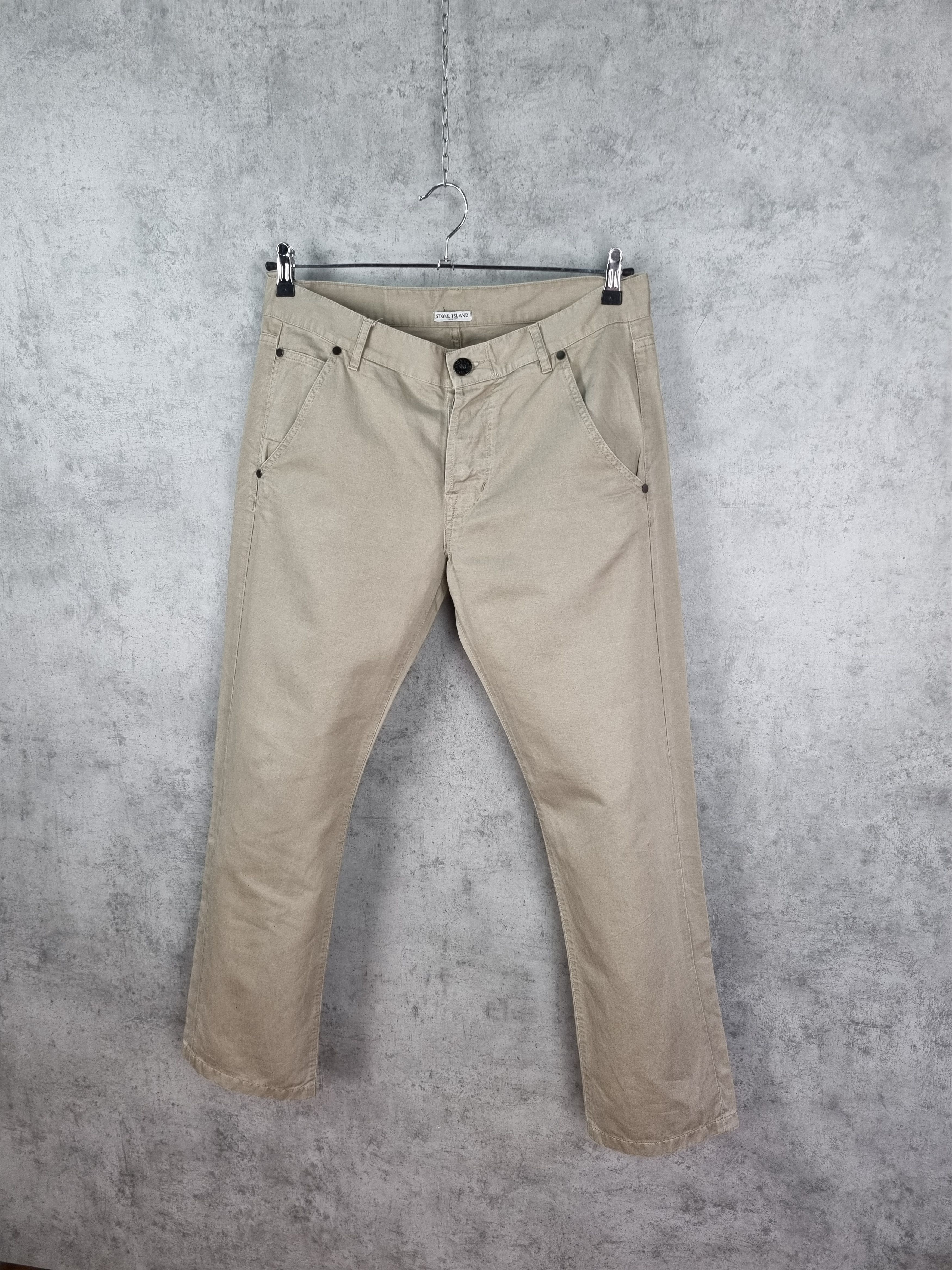 Stone Island × Vintage Stone Island Casual Light Fabrics Cotton Pant Size US 32 / EU 48 - 2 Thumbnail