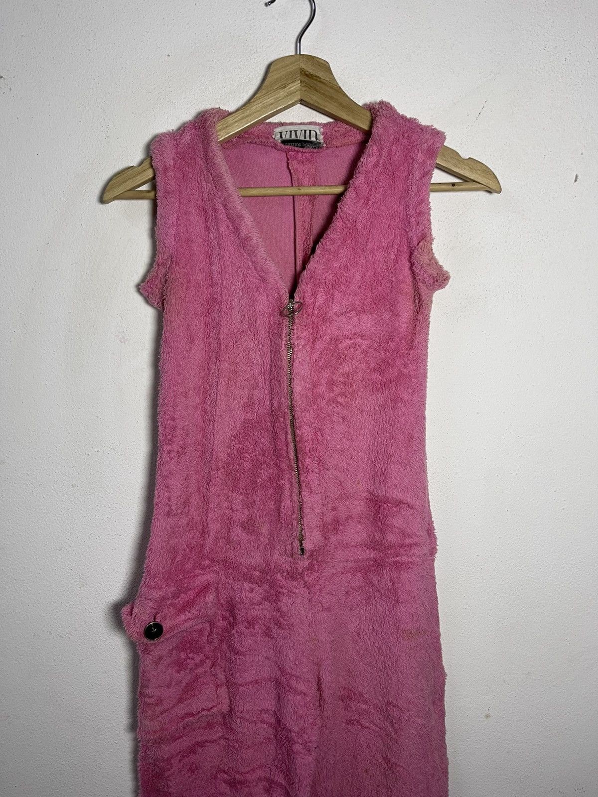 Hanae Mori Vintage VIVID HANAE MORI Terry Cloth Jumpsuit Size 33" - 3 Thumbnail