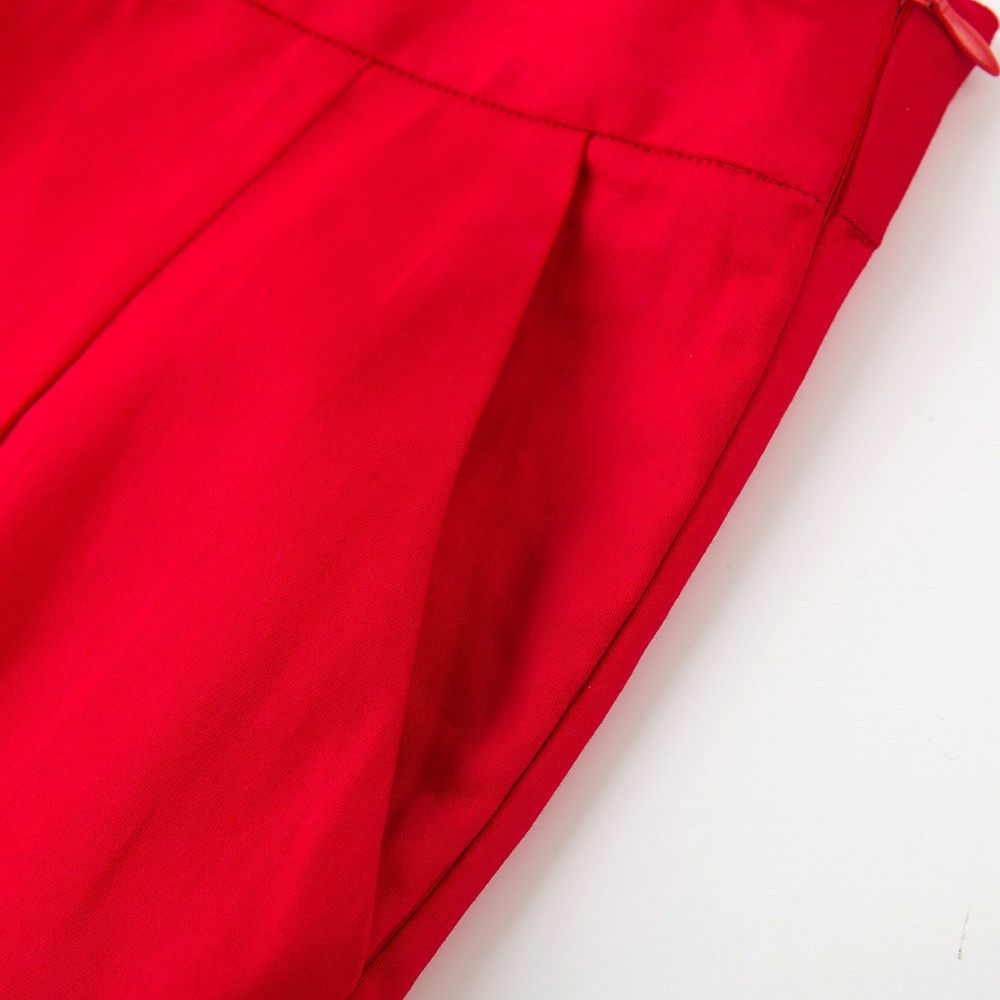 Other Red Color Calf-Length Casual Pencil Pants Size 30" / US 8 / IT 44 - 4 Thumbnail