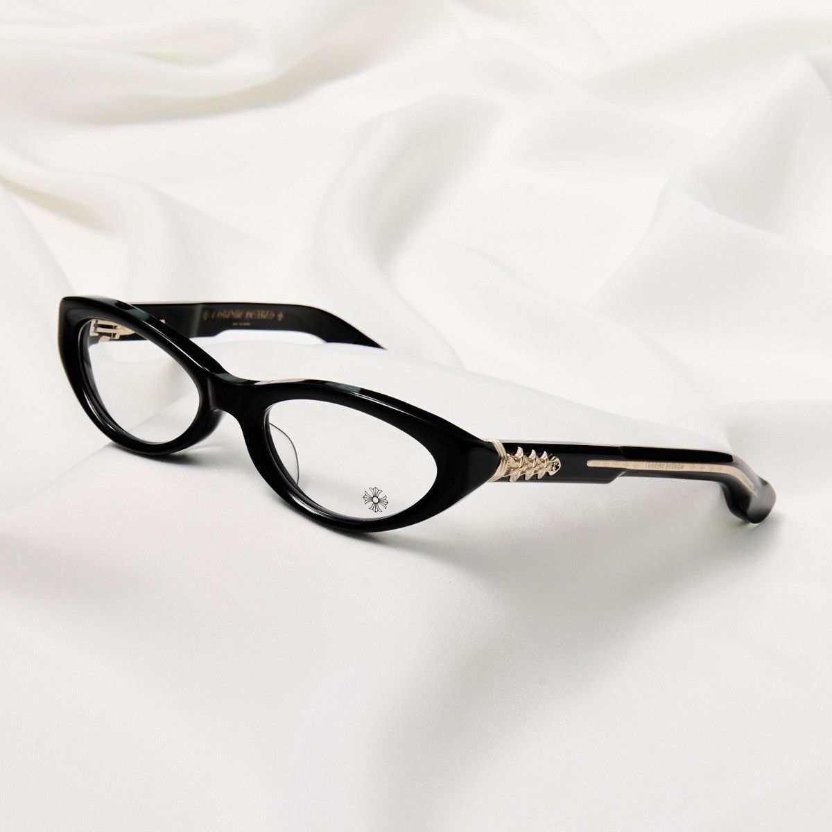 Chrome Hearts CHROME HEARTS BLASTER BLACK/18KGP GLASSES Size ONE SIZE - 2 Thumbnail